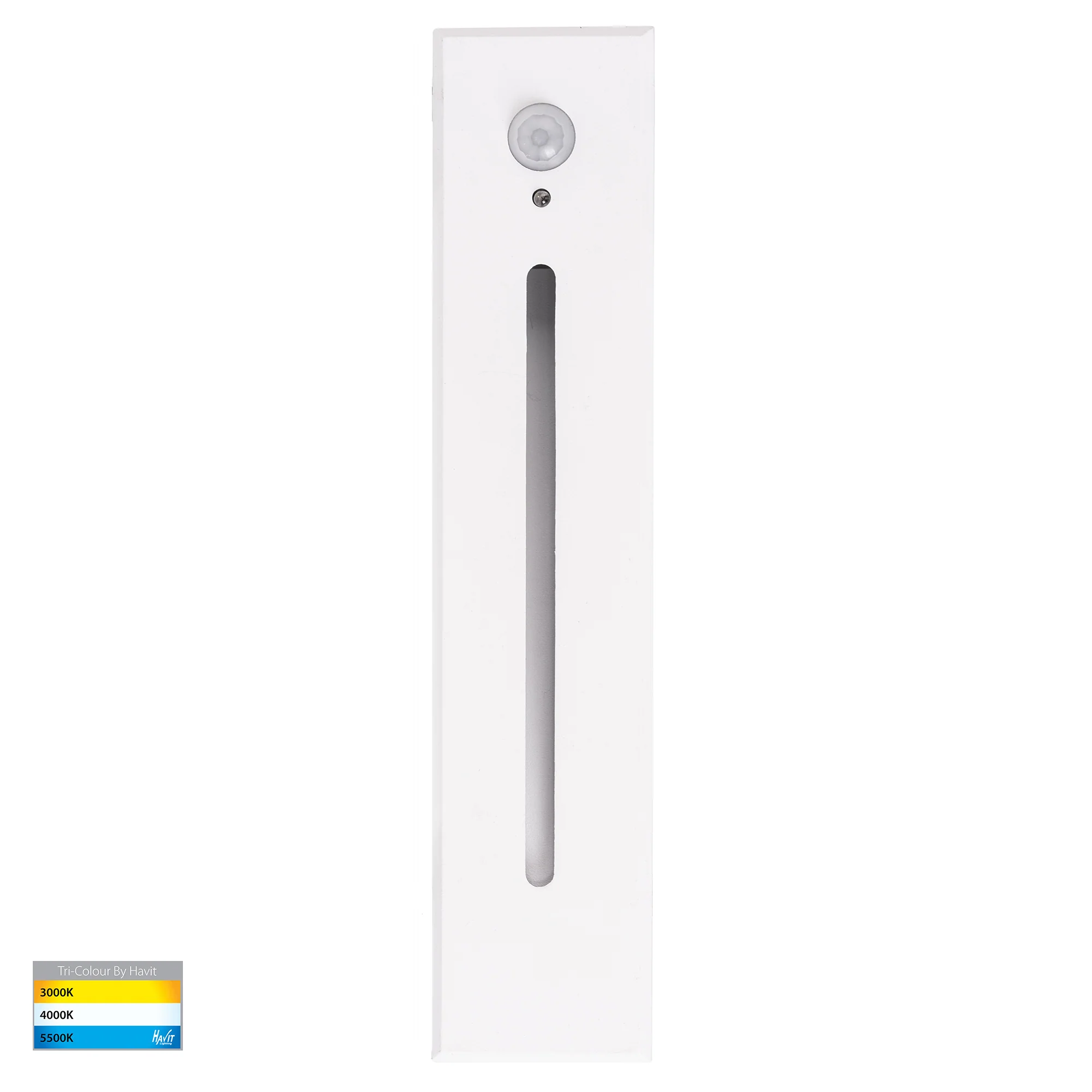 HV3106T-WHT-240V-PIR - Paso White Recessed LED Step Light with Sensor