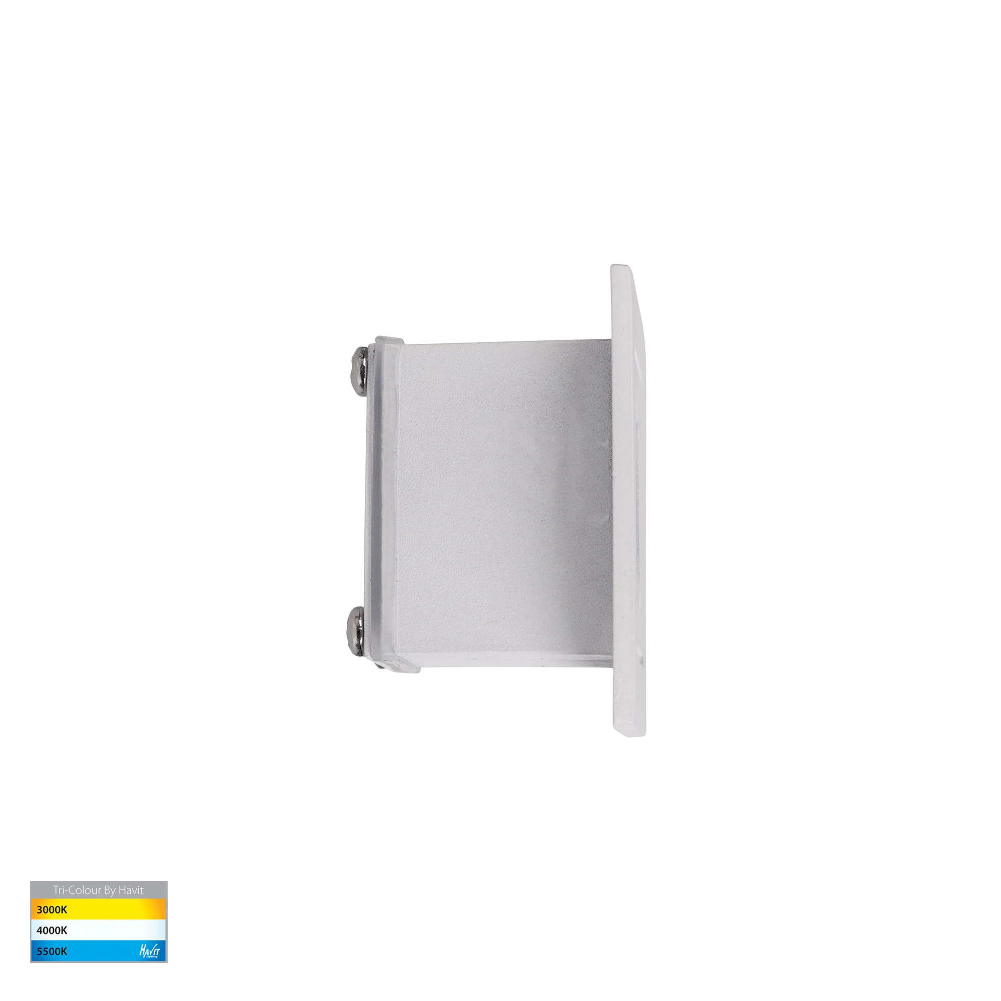 HV3111T-WHT-12V - Trin White Small Square Recessed LED Step Light - Image 4