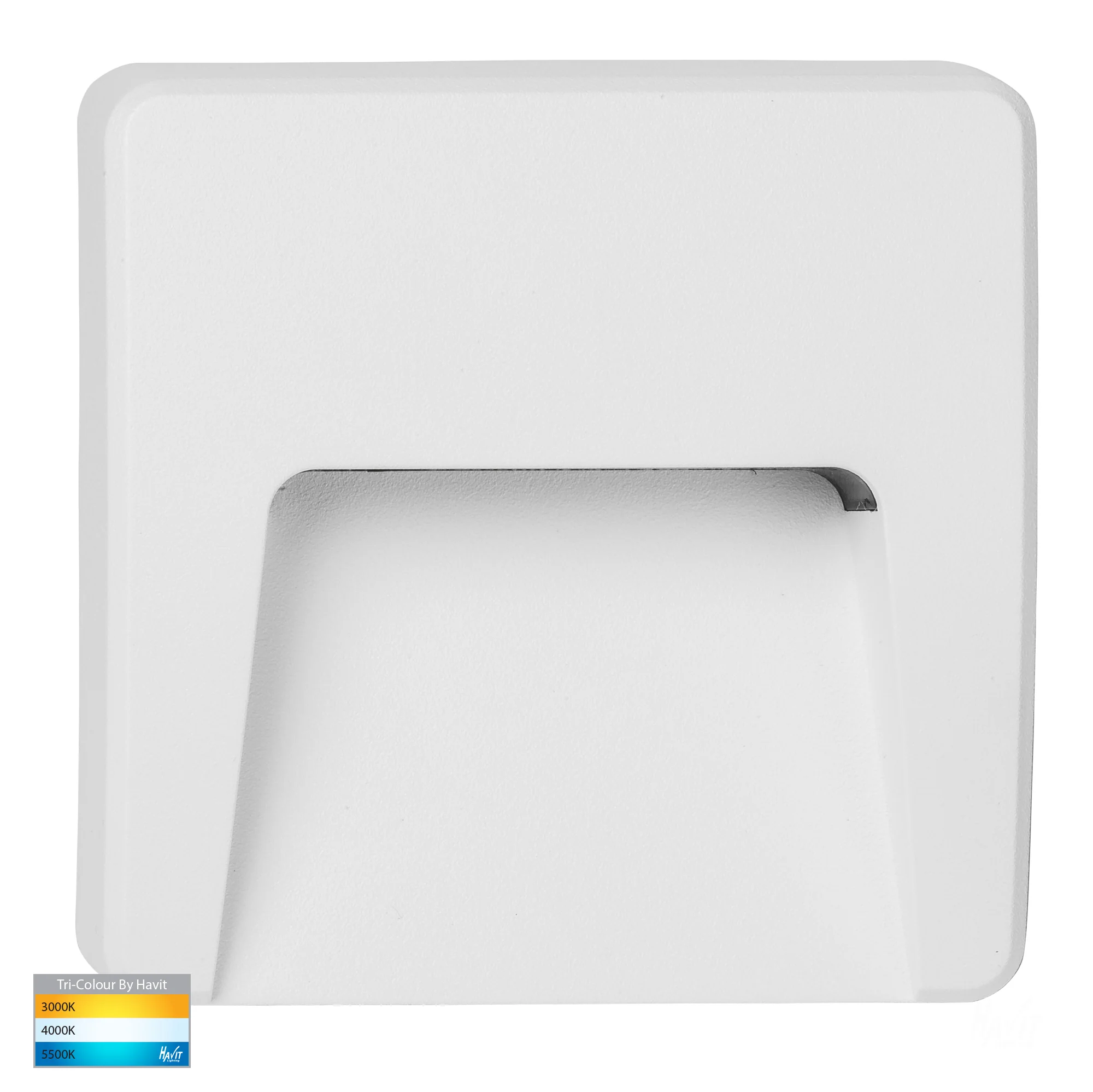 HV3222T-WHT - Seefore Polycarbonate White LED Step Light