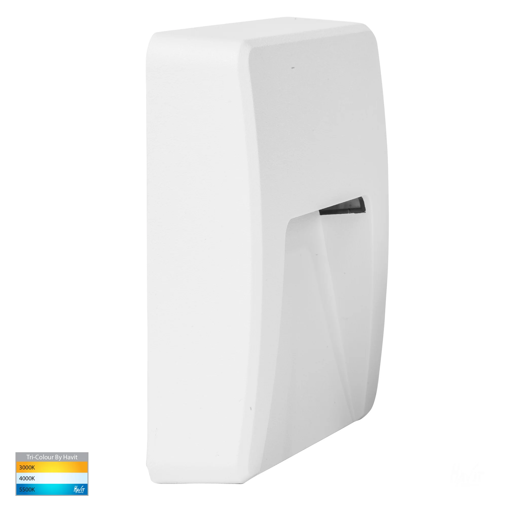 HV3222T-WHT - Seefore Polycarbonate White LED Step Light - Image 3