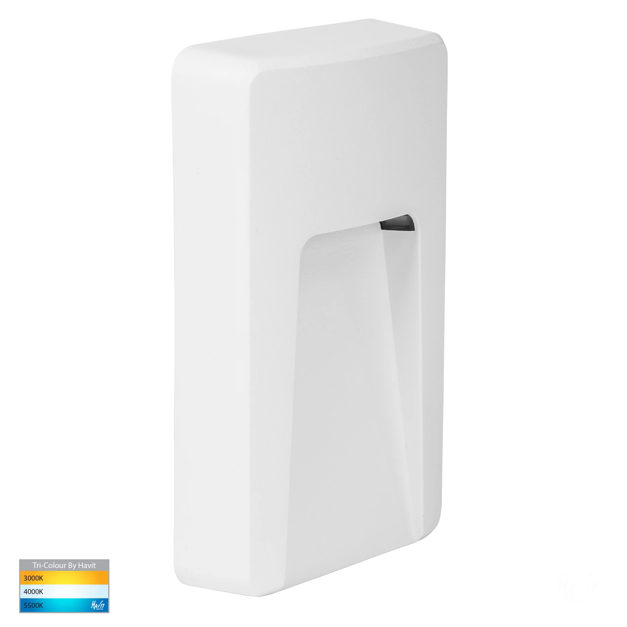 HV3223T-WHT - Seefore Polycarbonate White LED Step Light - Image 3
