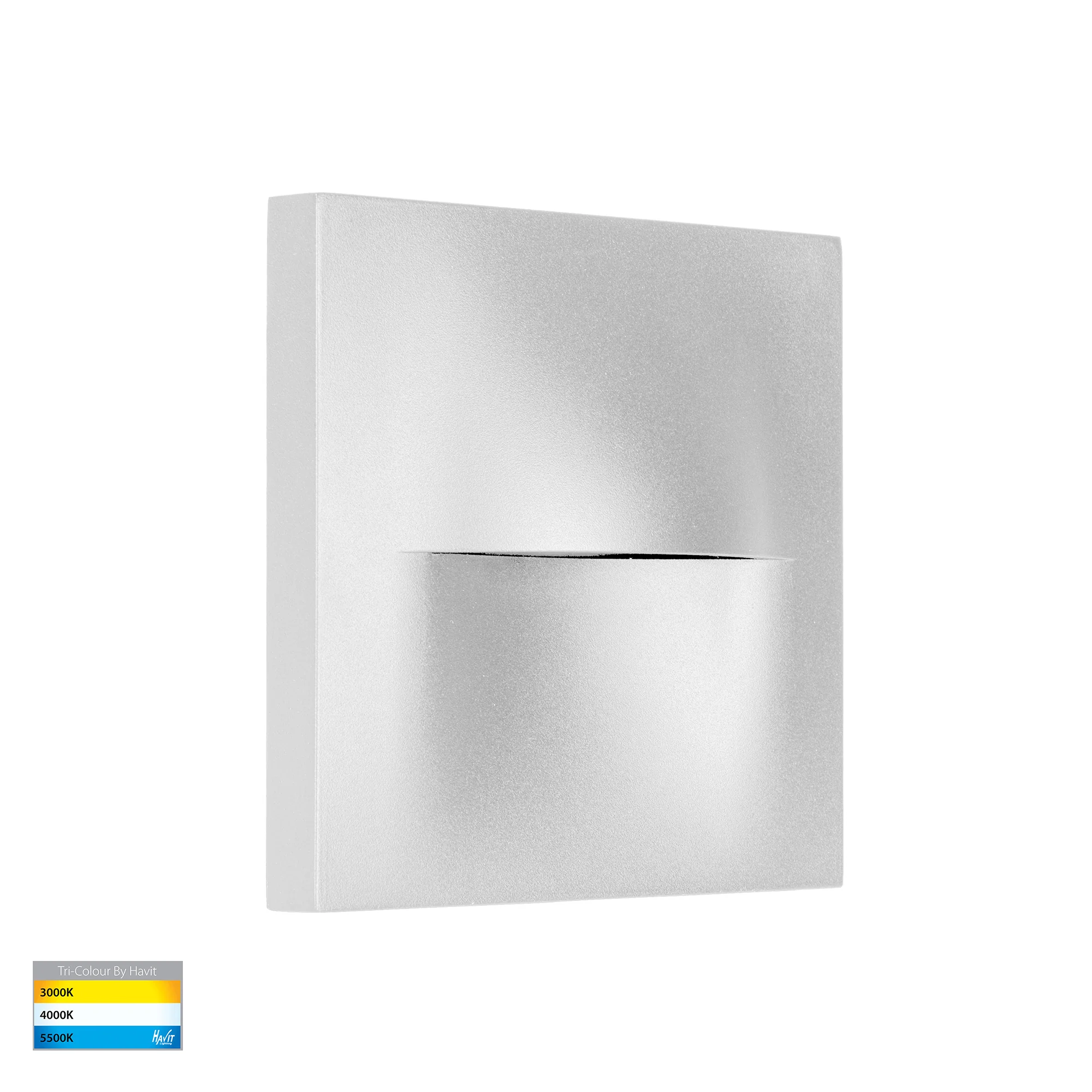HV3228T-WHT - Lisca Aluminium White Square LED Wall Light - Image 3