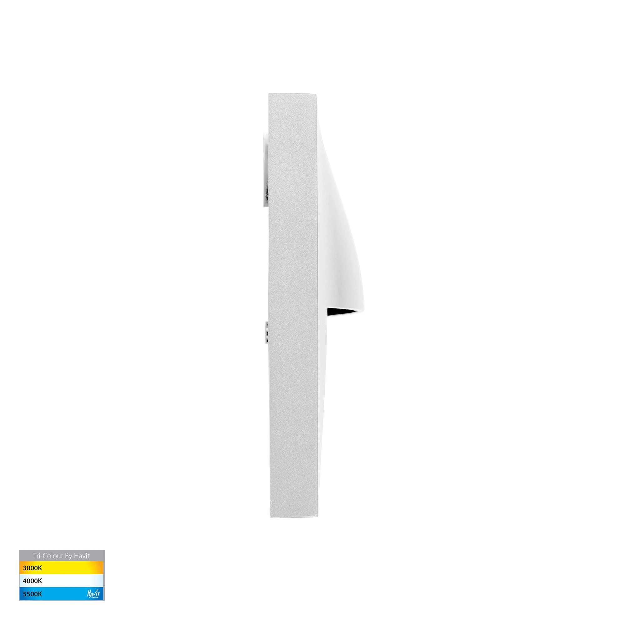 HV3228T-WHT - Lisca Aluminium White Square LED Wall Light - Image 4