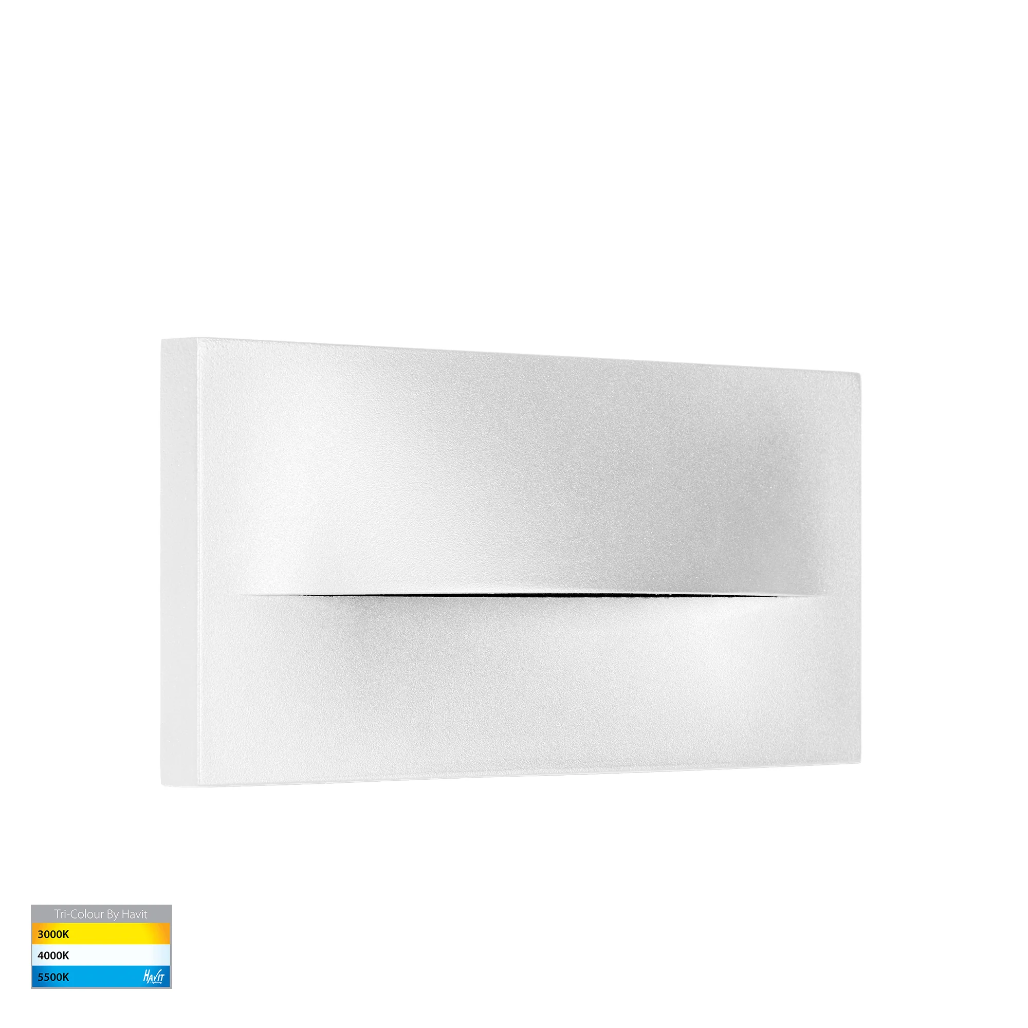 HV3229T-WHT - Lisca Aluminium White Rectangular LED Wall Light - Image 3