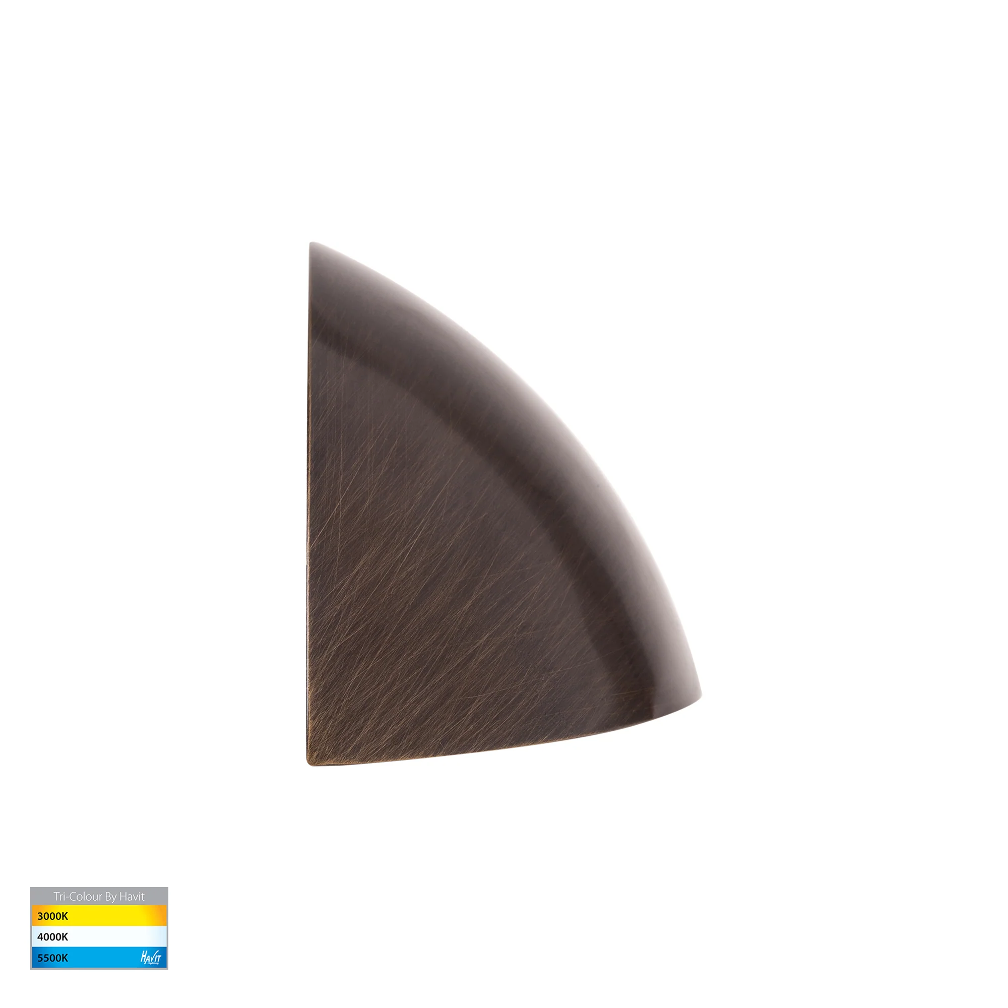 HV3252T-AB-12V - Curva Antique Brass LED Step Light - Image 4