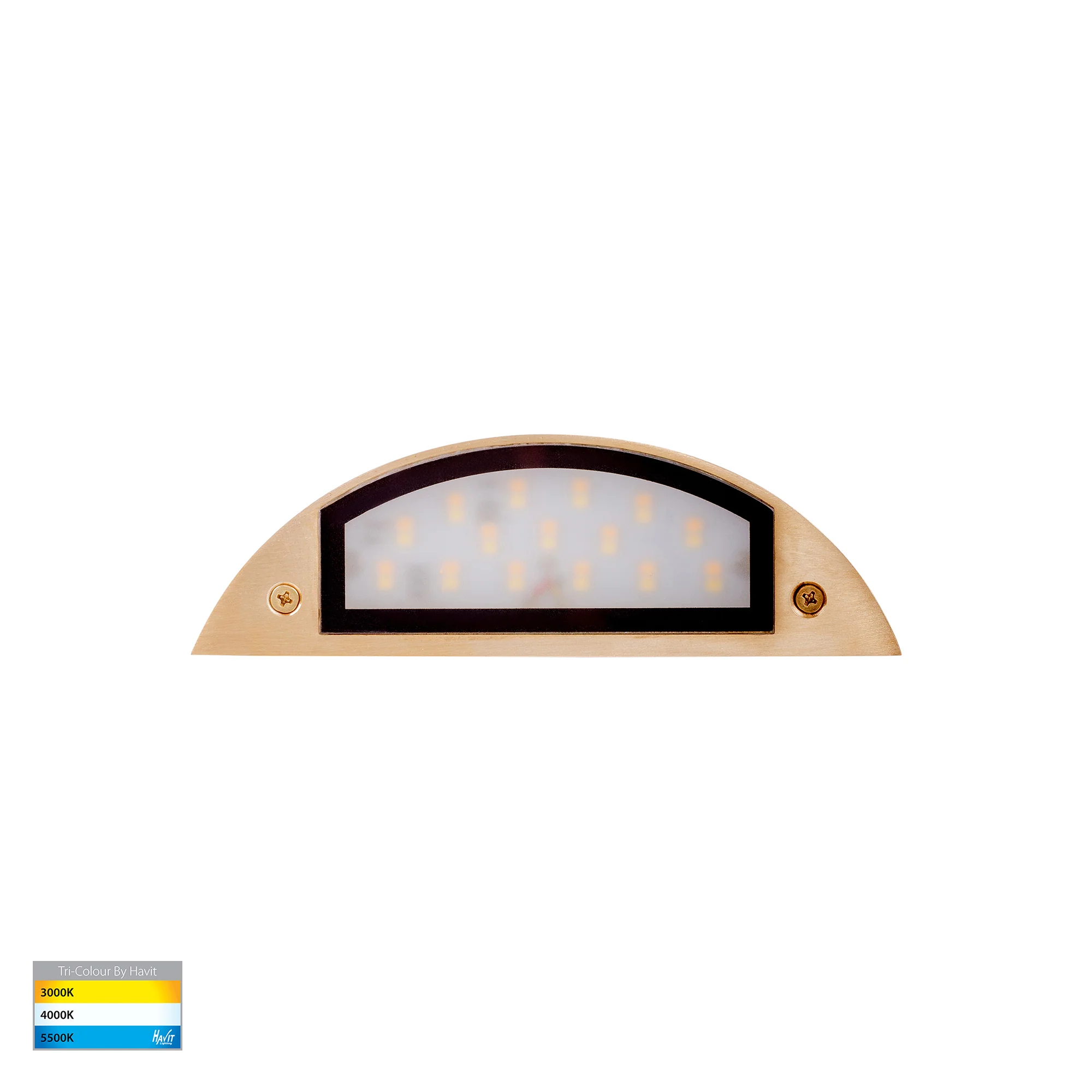 HV3252T-BR-12V - Curva Solid Brass LED Step Light - Image 5