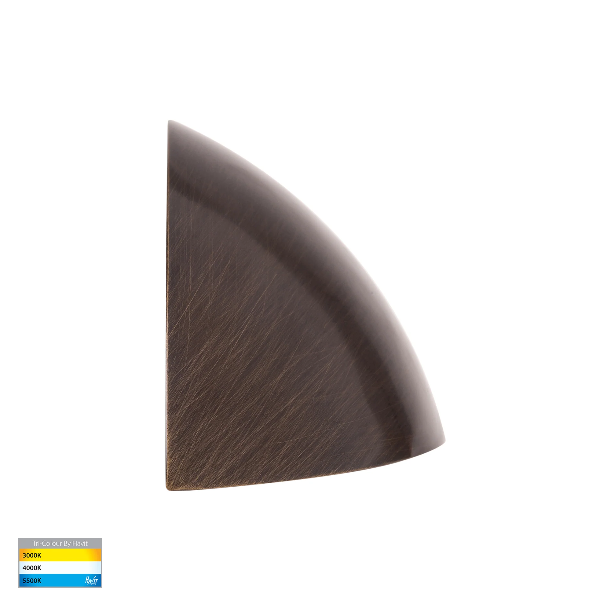 HV3253T-AB-12V - Curva Antique Brass LED Step Light - Image 4