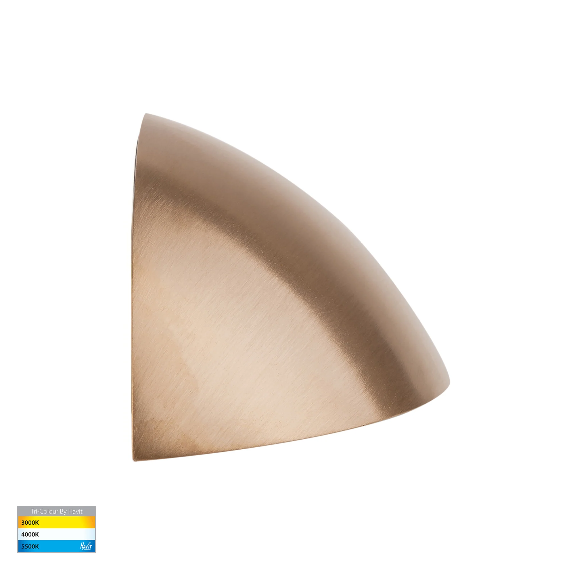 HV3253T-BR-12V - Curva Solid Brass LED Step Light - Image 4