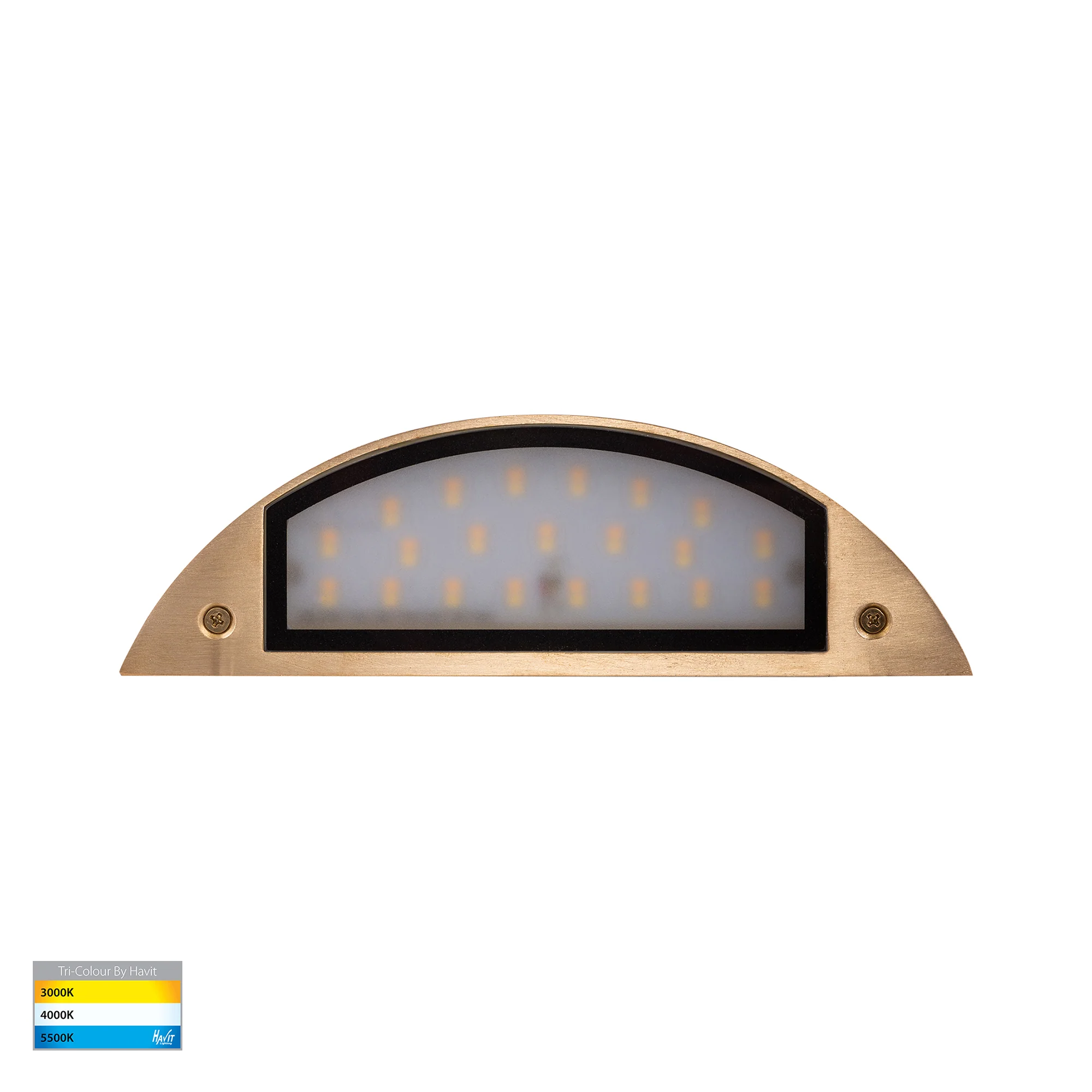 HV3253T-BR-12V - Curva Solid Brass LED Step Light - Image 5