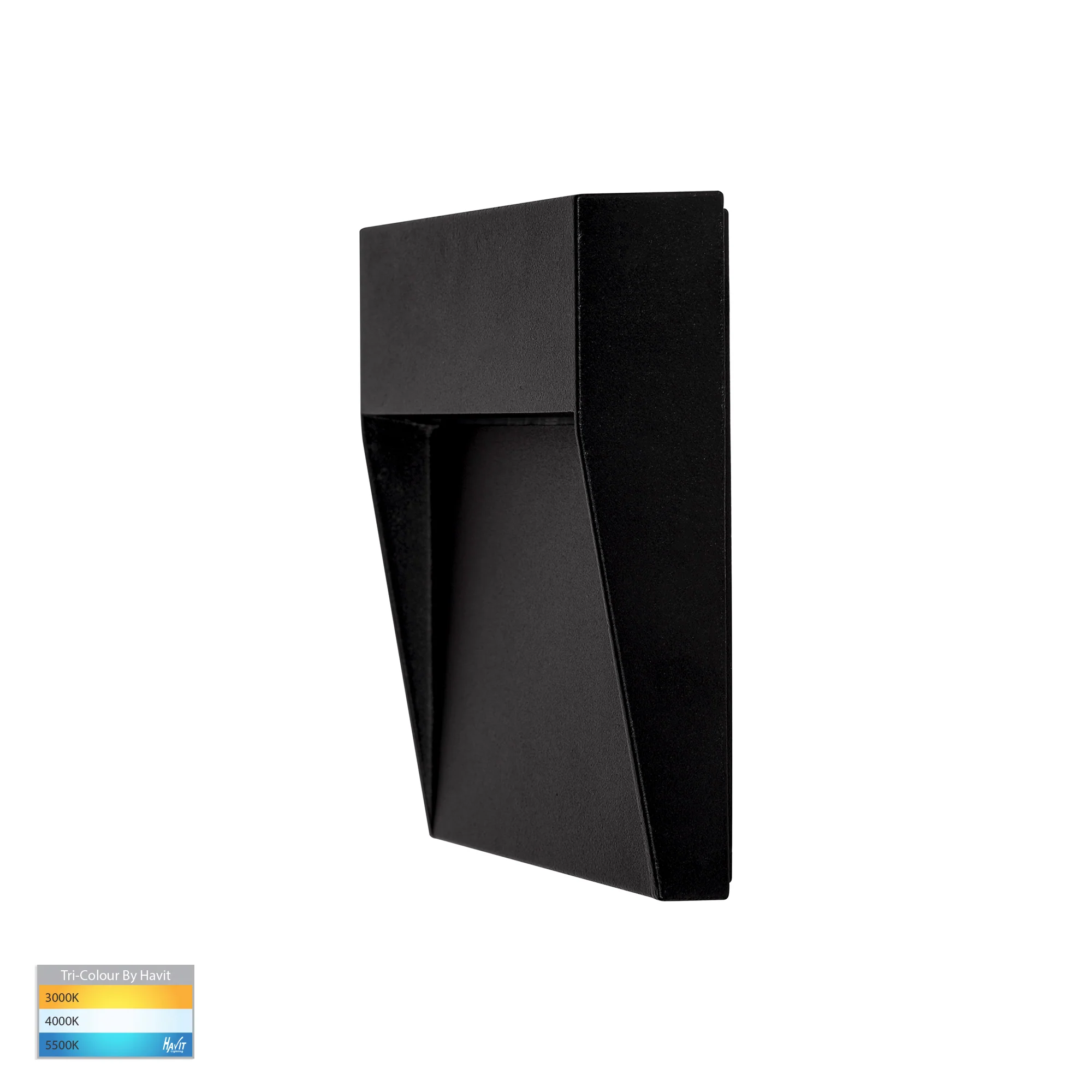 HV3268T-BLK-12V-SQ - Fino Black Square LED Outdoor Step Light - Image 3