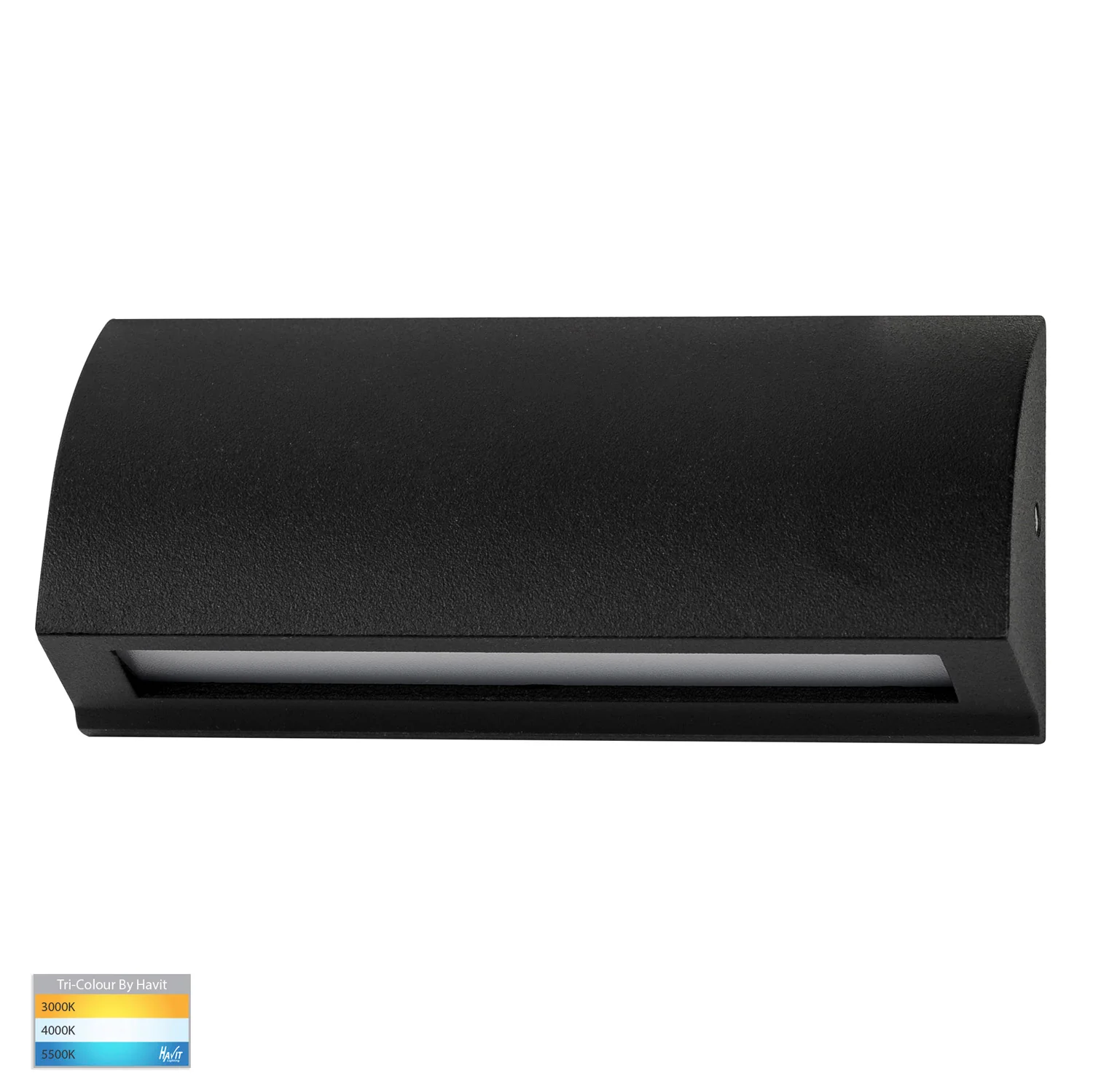 HV3270T-BLK-12V - Taso 3.5w Black TRI Colour LED Step Light