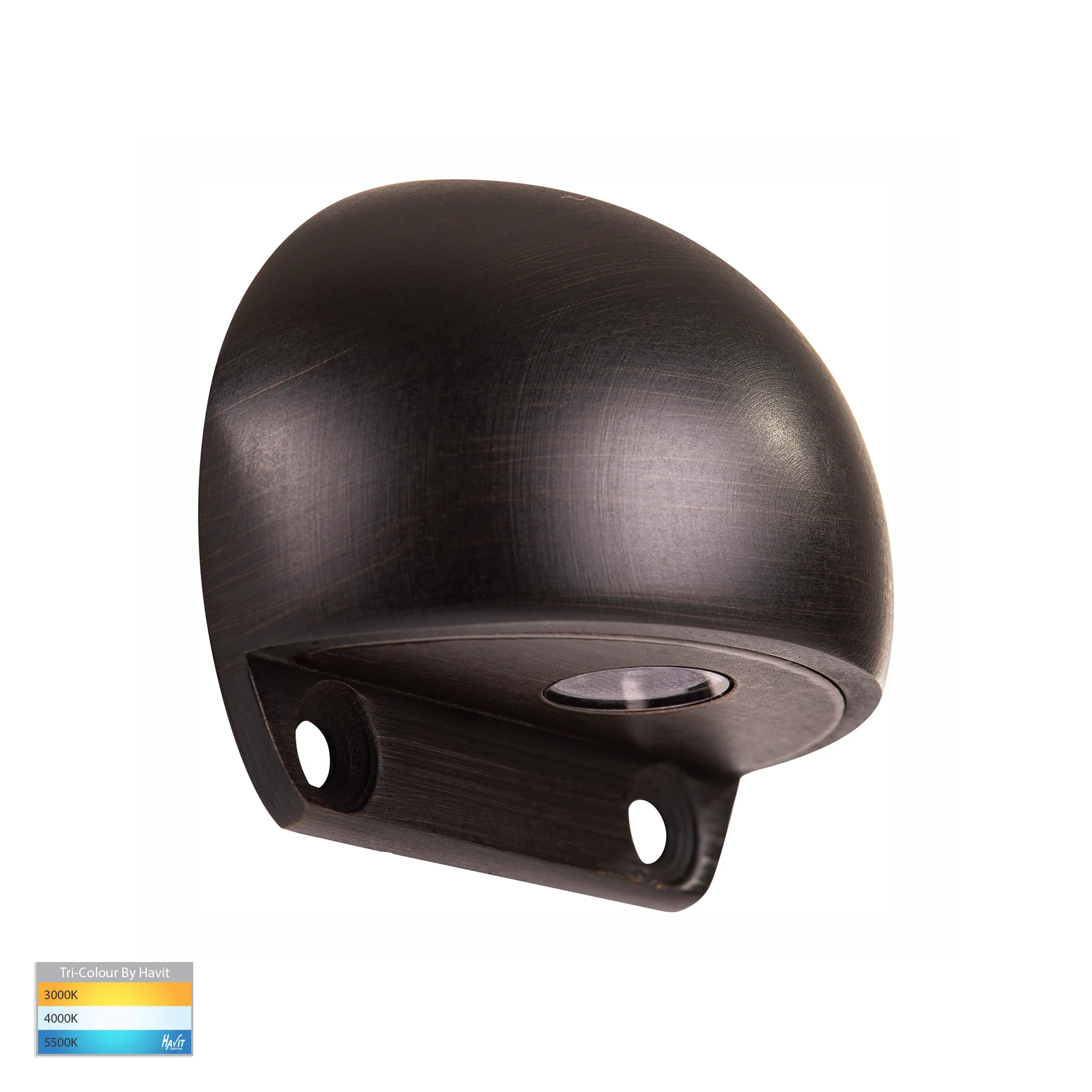 HV3281T-AB-12V - Occhio Antique Brass LED Eyelid Step Light - Image 3