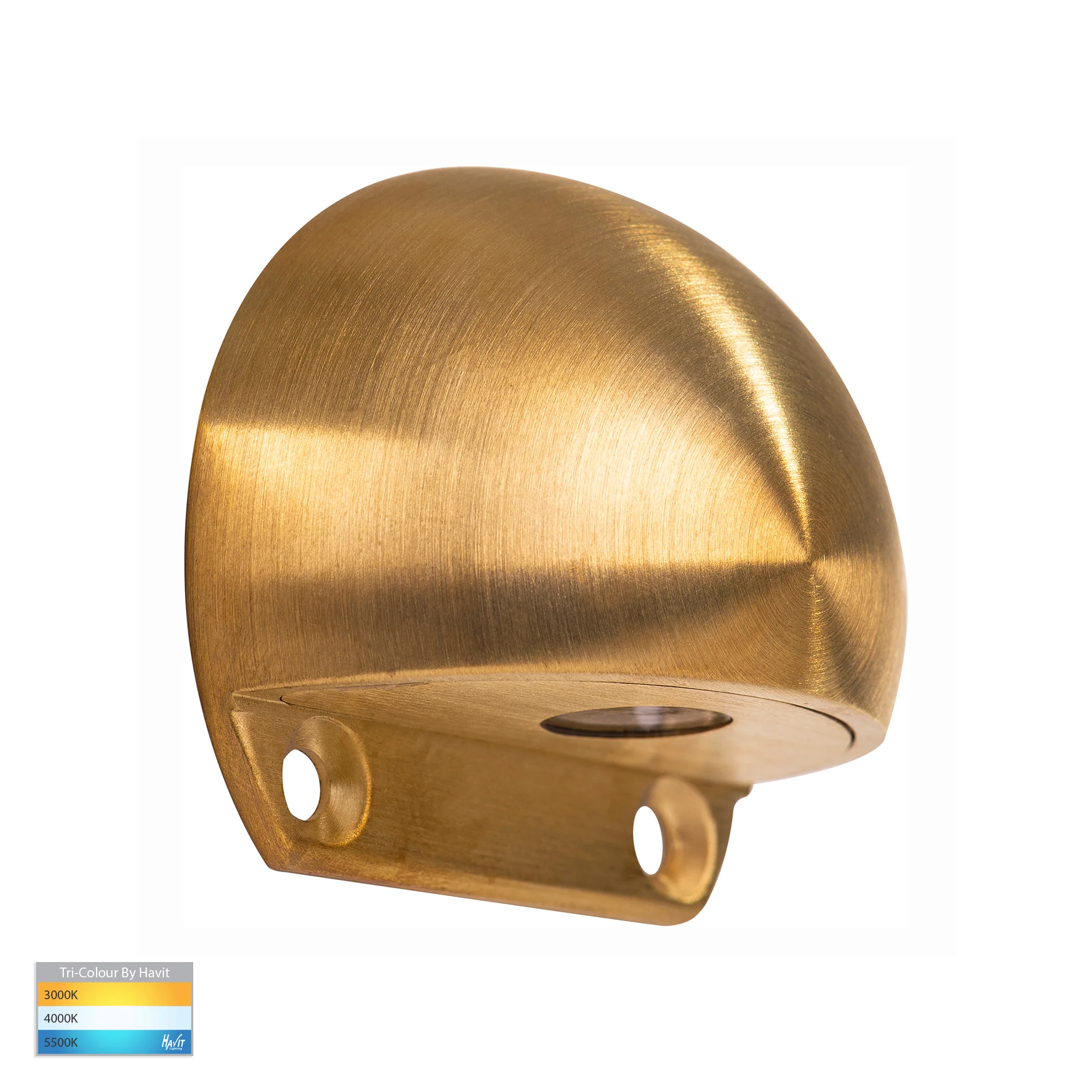 HV3281T-BR-12V - Occhio Solid Brass LED Eyelid Step Light - Image 3
