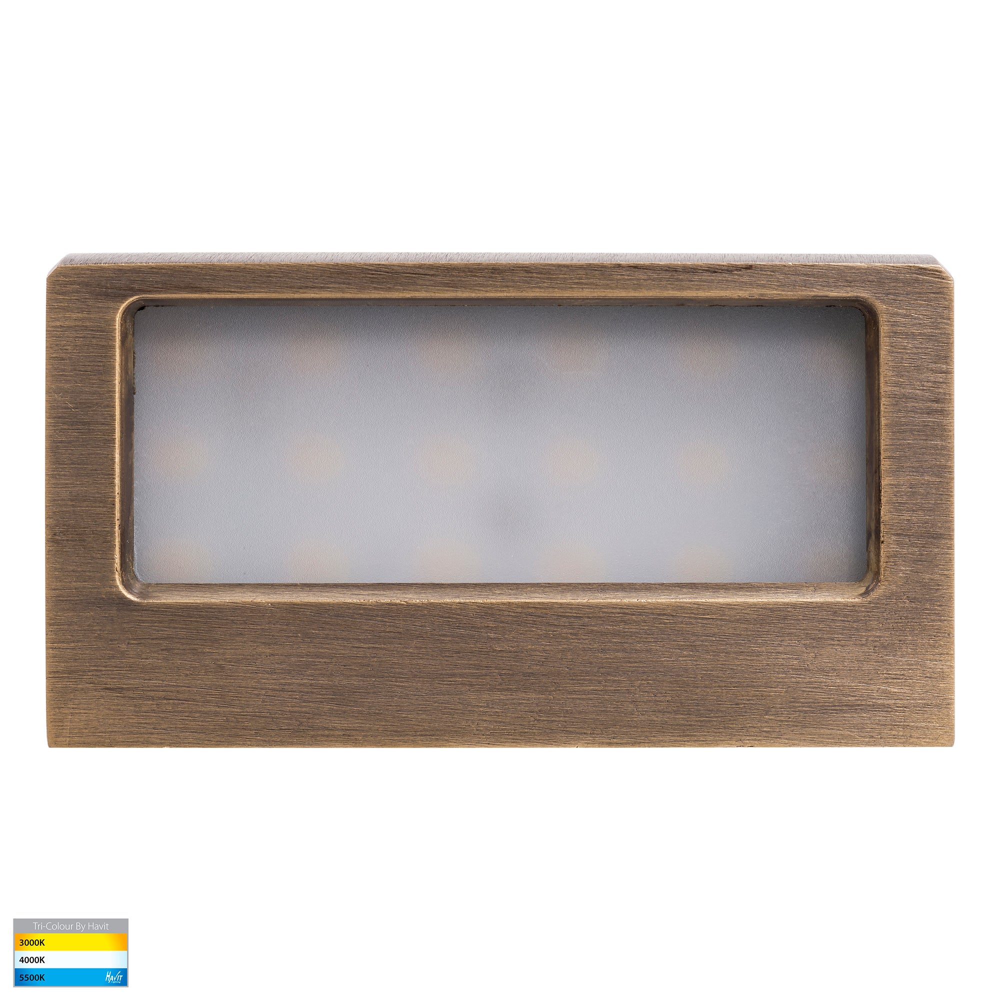 HV3283T-BRZ -  Ridge Solid Bronze LED Step Light - Image 4