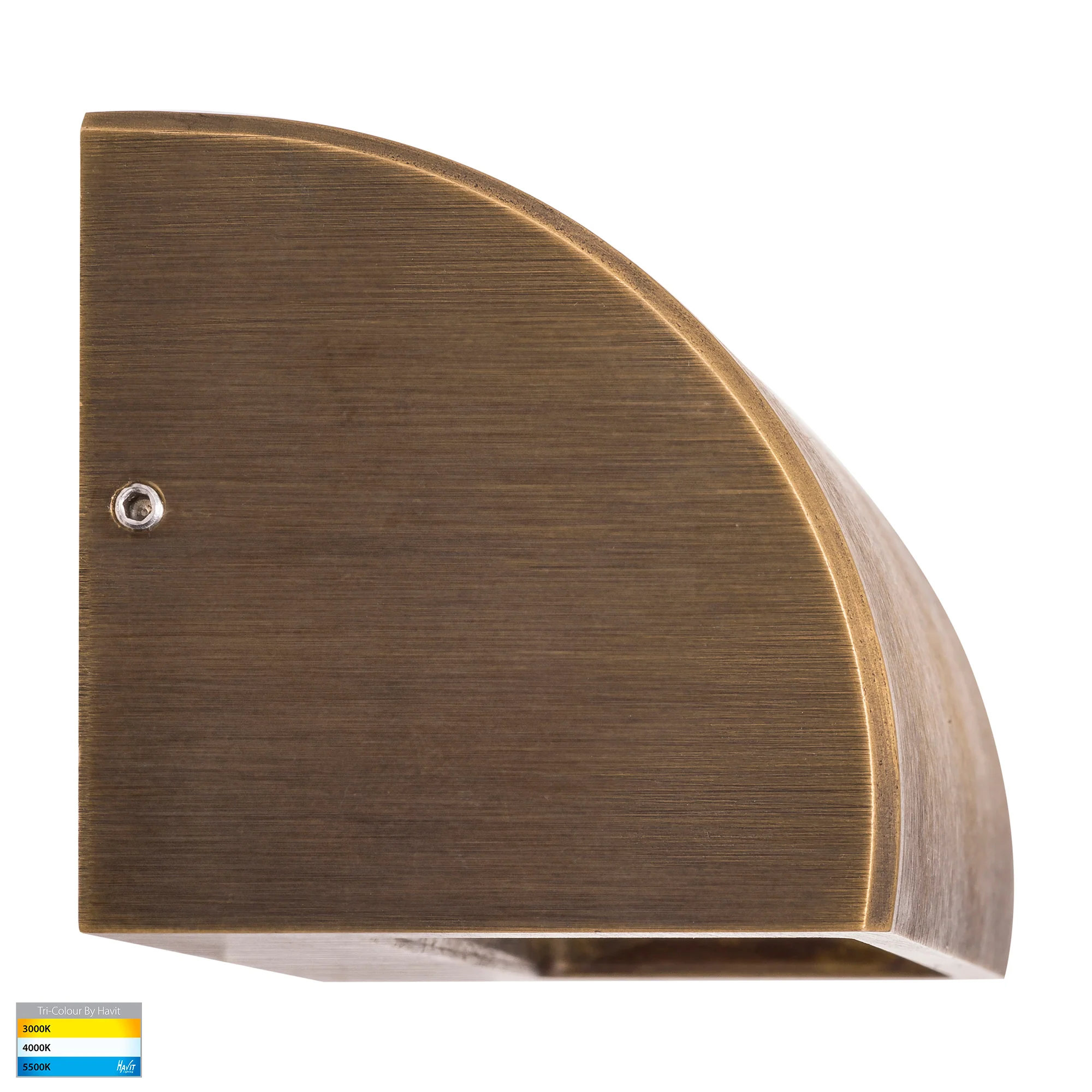 HV3283T-BRZ -  Ridge Solid Bronze LED Step Light - Image 5