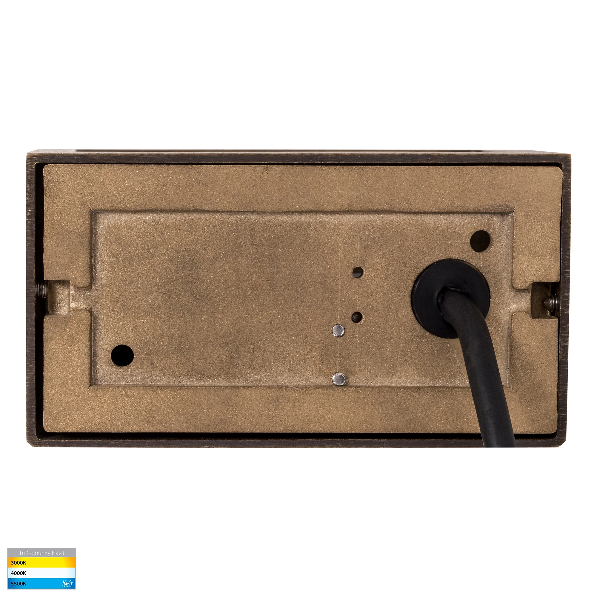 HV3283T-BRZ -  Ridge Solid Bronze LED Step Light - Image 6
