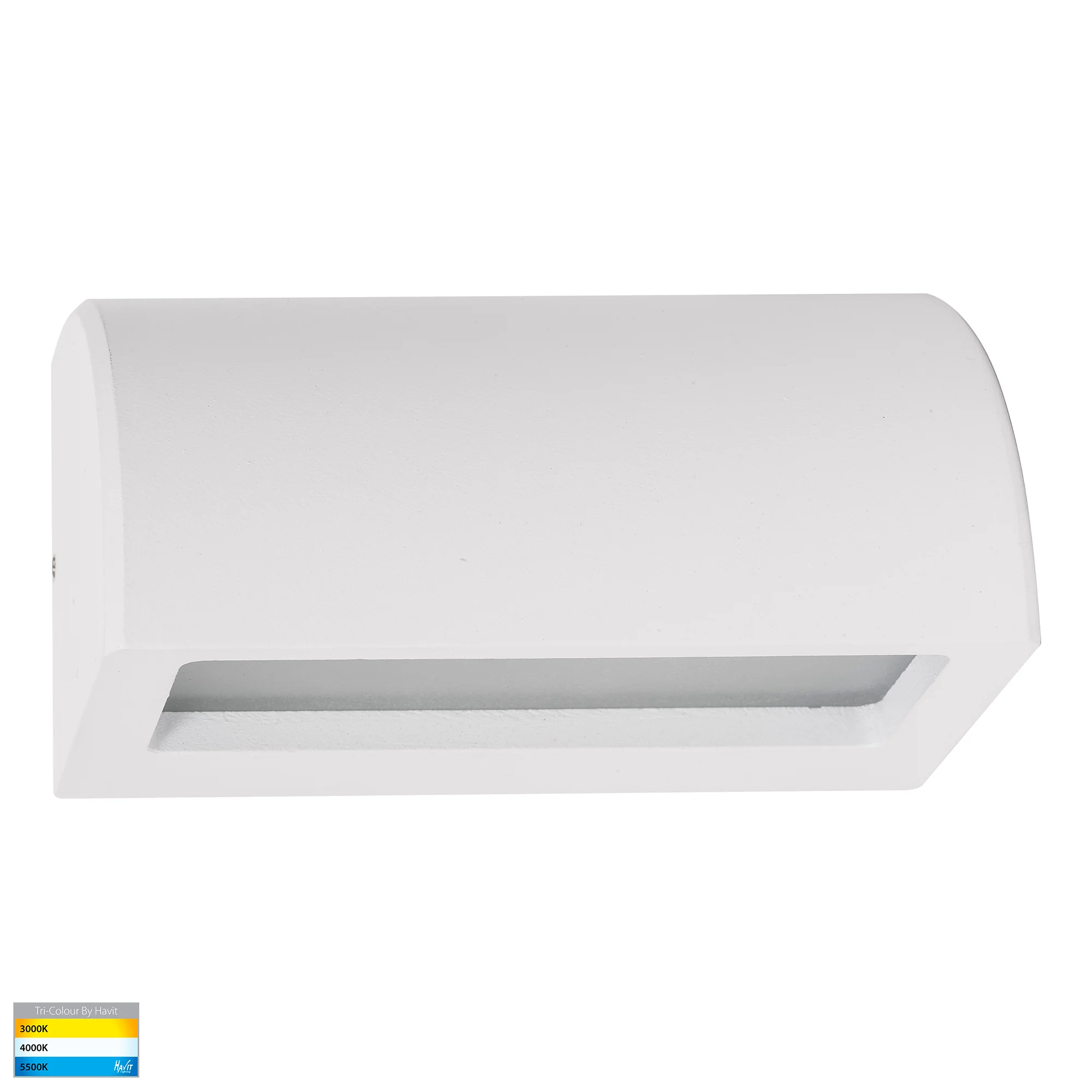 HV3283T-WHT - Ridge Aluminium White LED Step Light - Image 3
