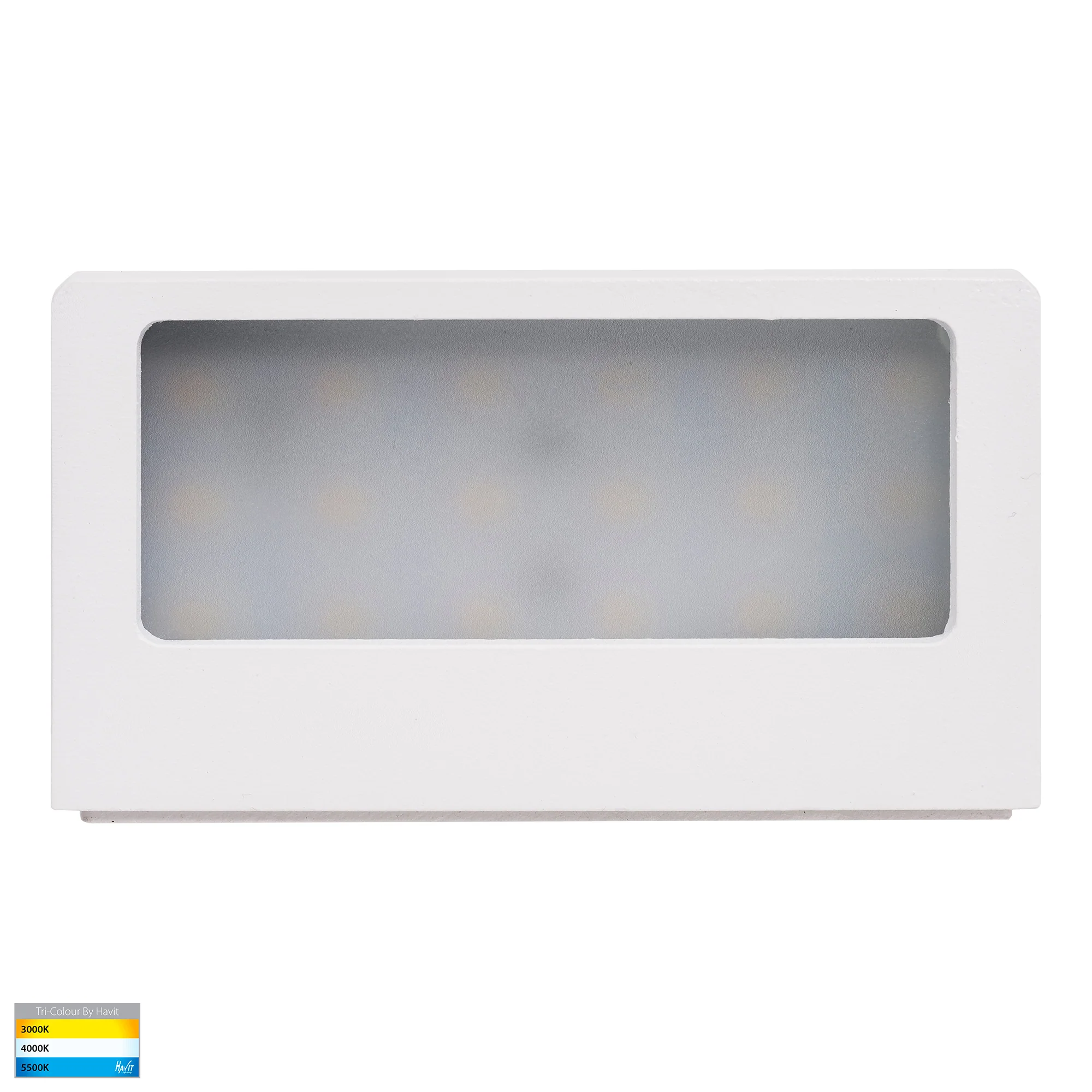 HV3283T-WHT - Ridge Aluminium White LED Step Light - Image 5