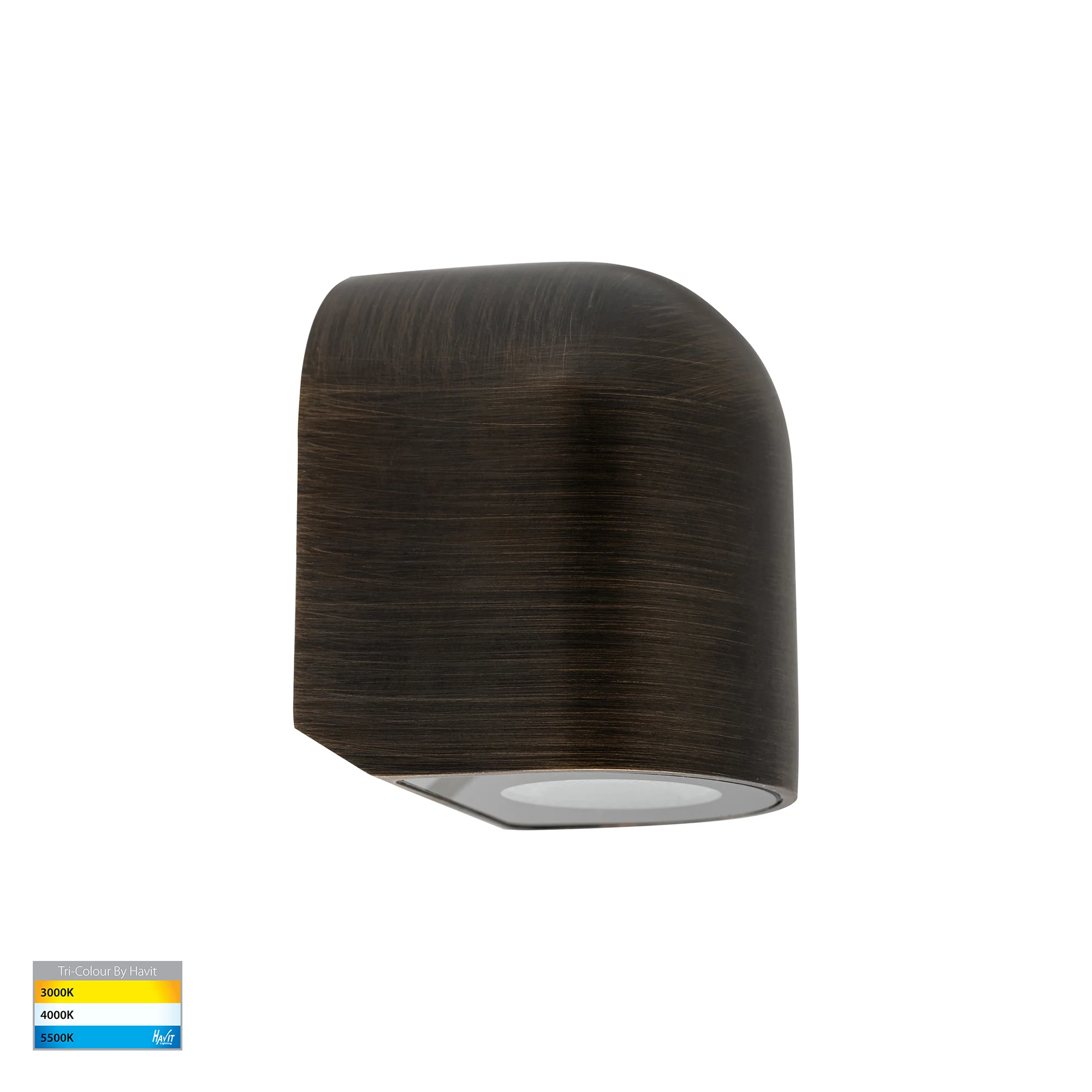 HV3284T-AB-12V - Patra Antique Brass Surface Mounted LED Wall Light - Image 3
