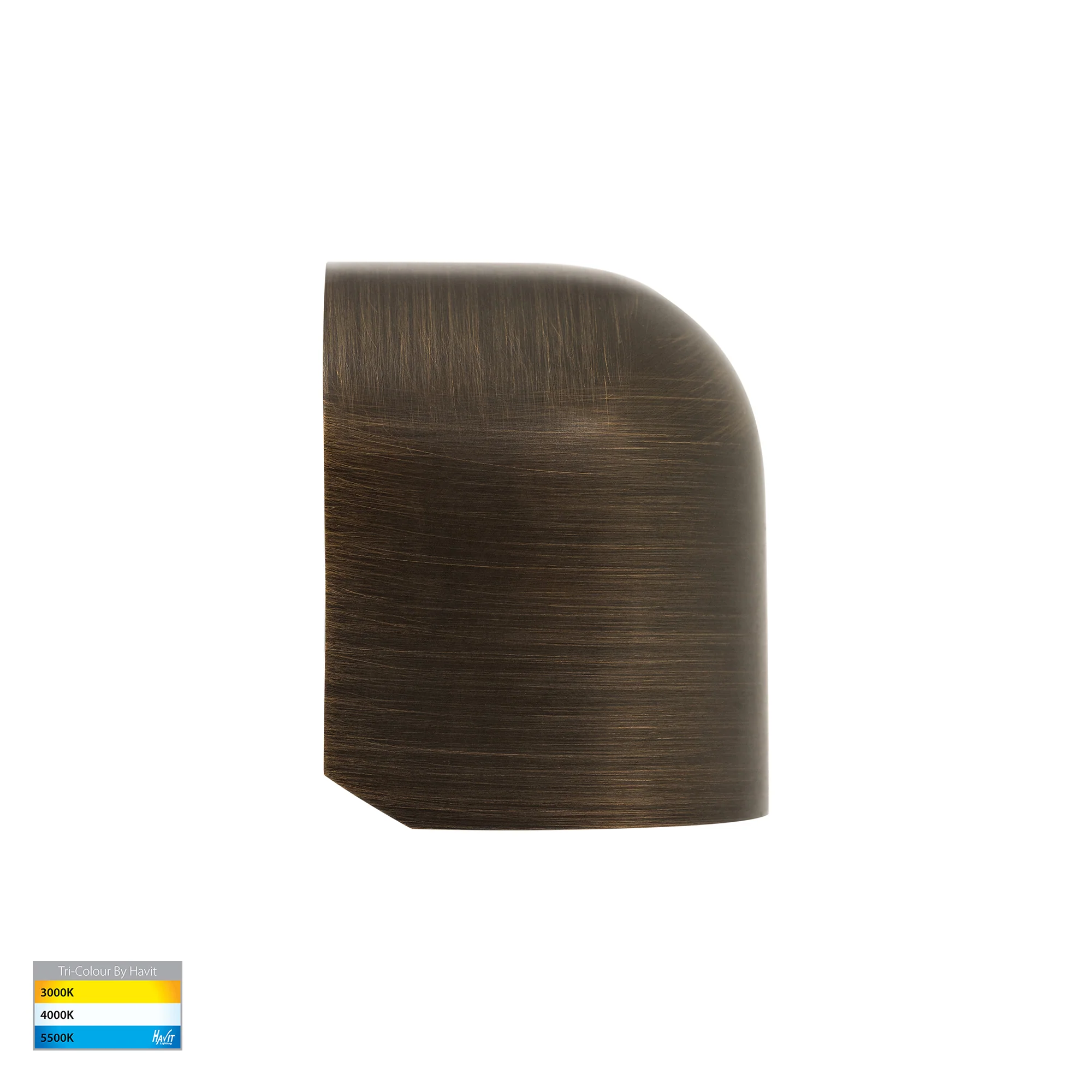 HV3284T-AB-12V - Patra Antique Brass Surface Mounted LED Wall Light - Image 4