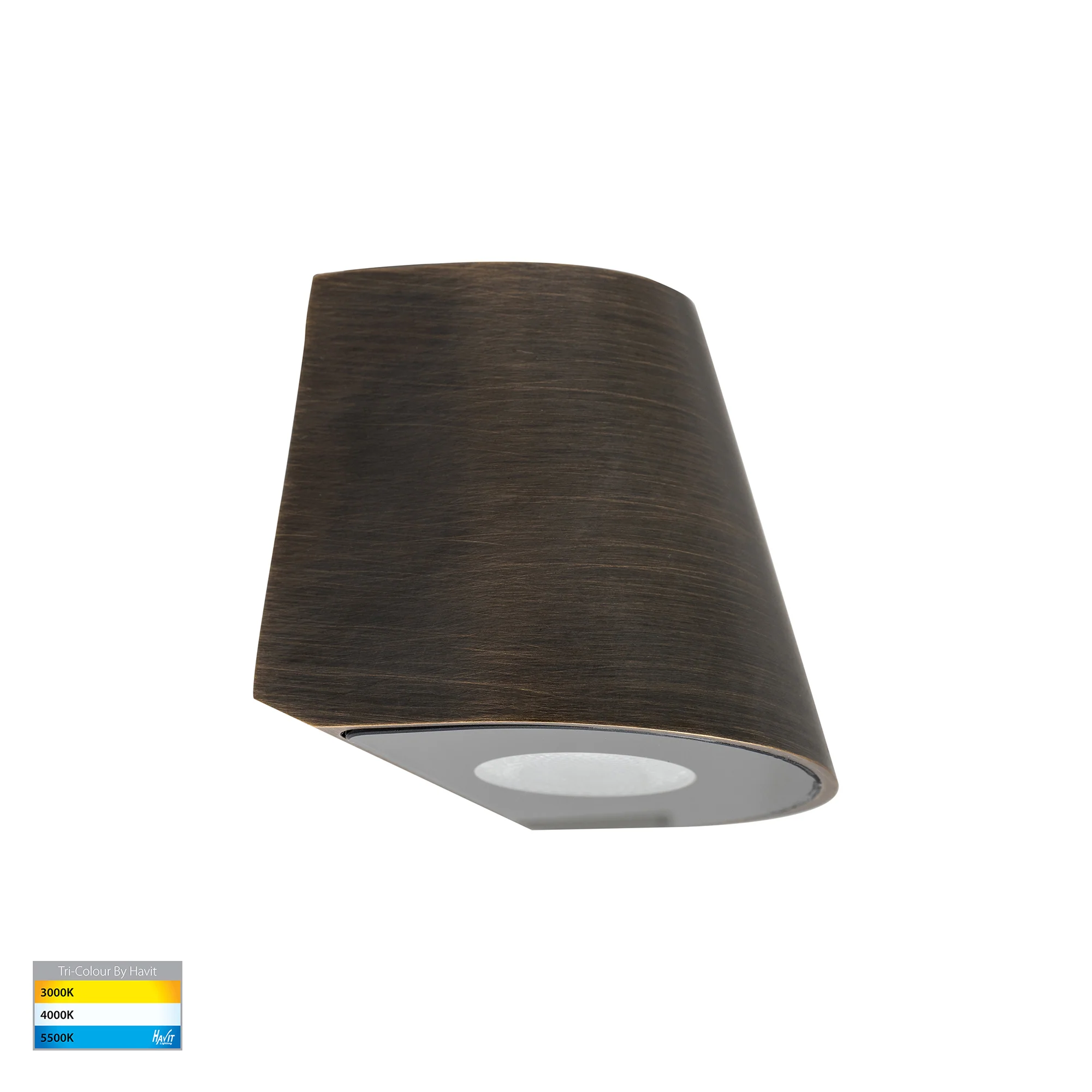 HV3285T-AB-12V - Kaval Antique Brass Surface Mounted LED Wall Light - Image 3
