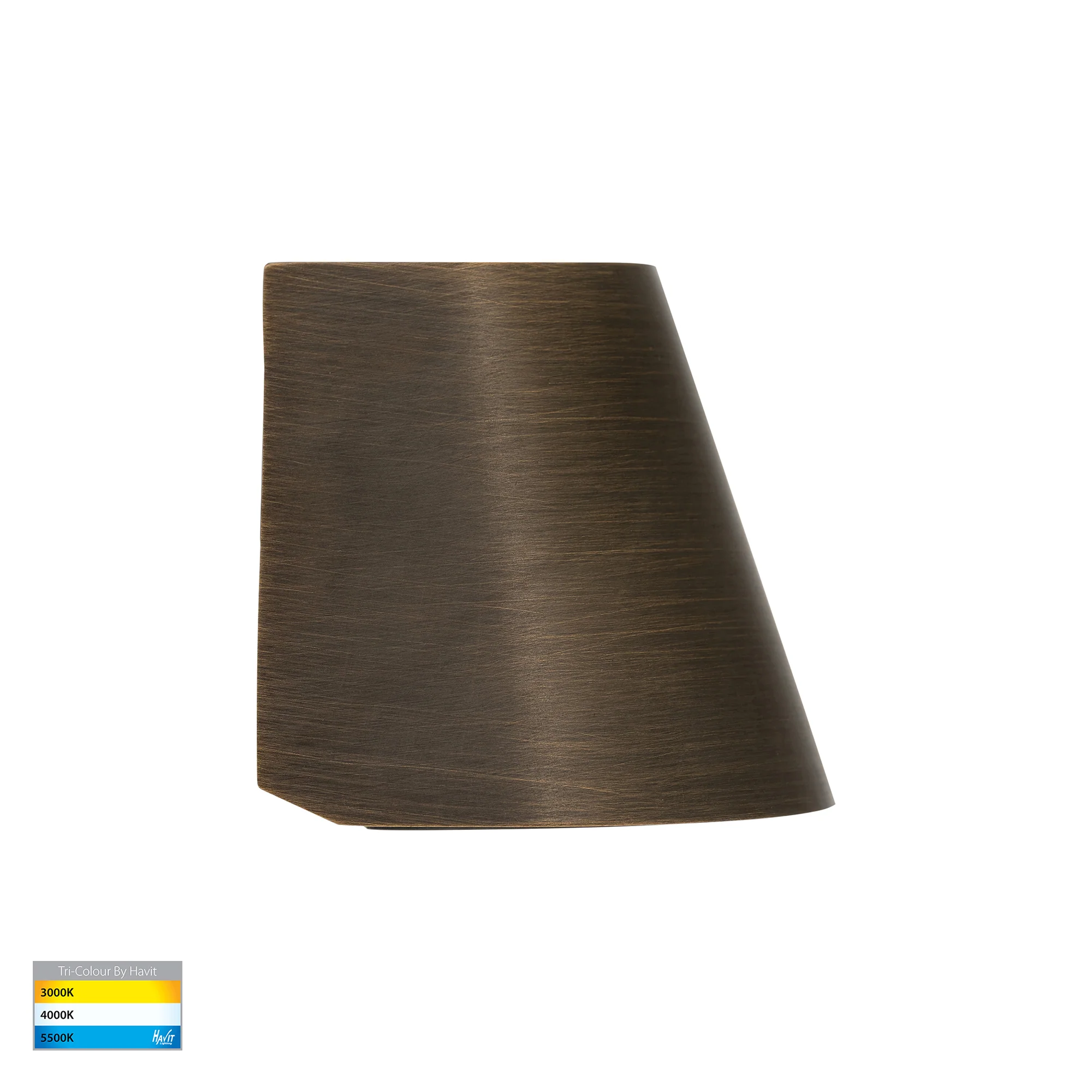HV3285T-AB-12V - Kaval Antique Brass Surface Mounted LED Wall Light - Image 4