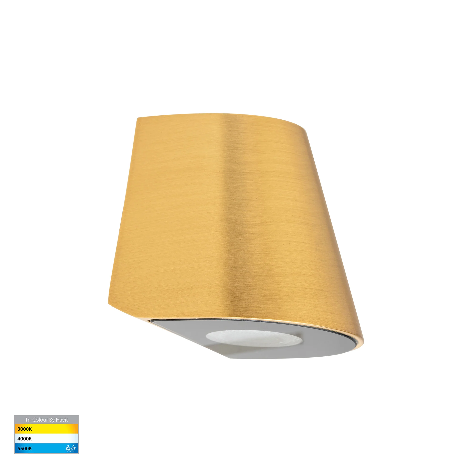 HV3285T-BR-12V - Kaval Solid Brass Surface Mounted LED Wall Light - Image 3