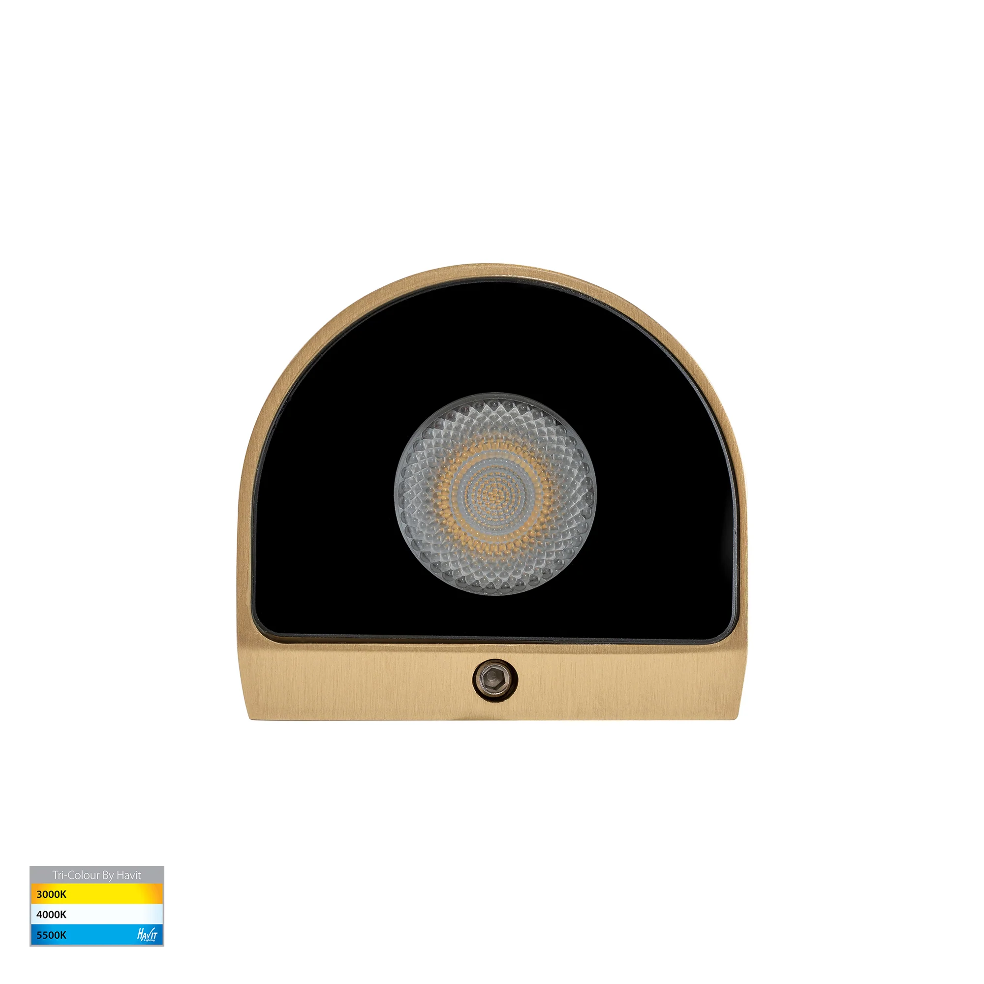 HV3285T-BR-12V - Kaval Solid Brass Surface Mounted LED Wall Light - Image 5