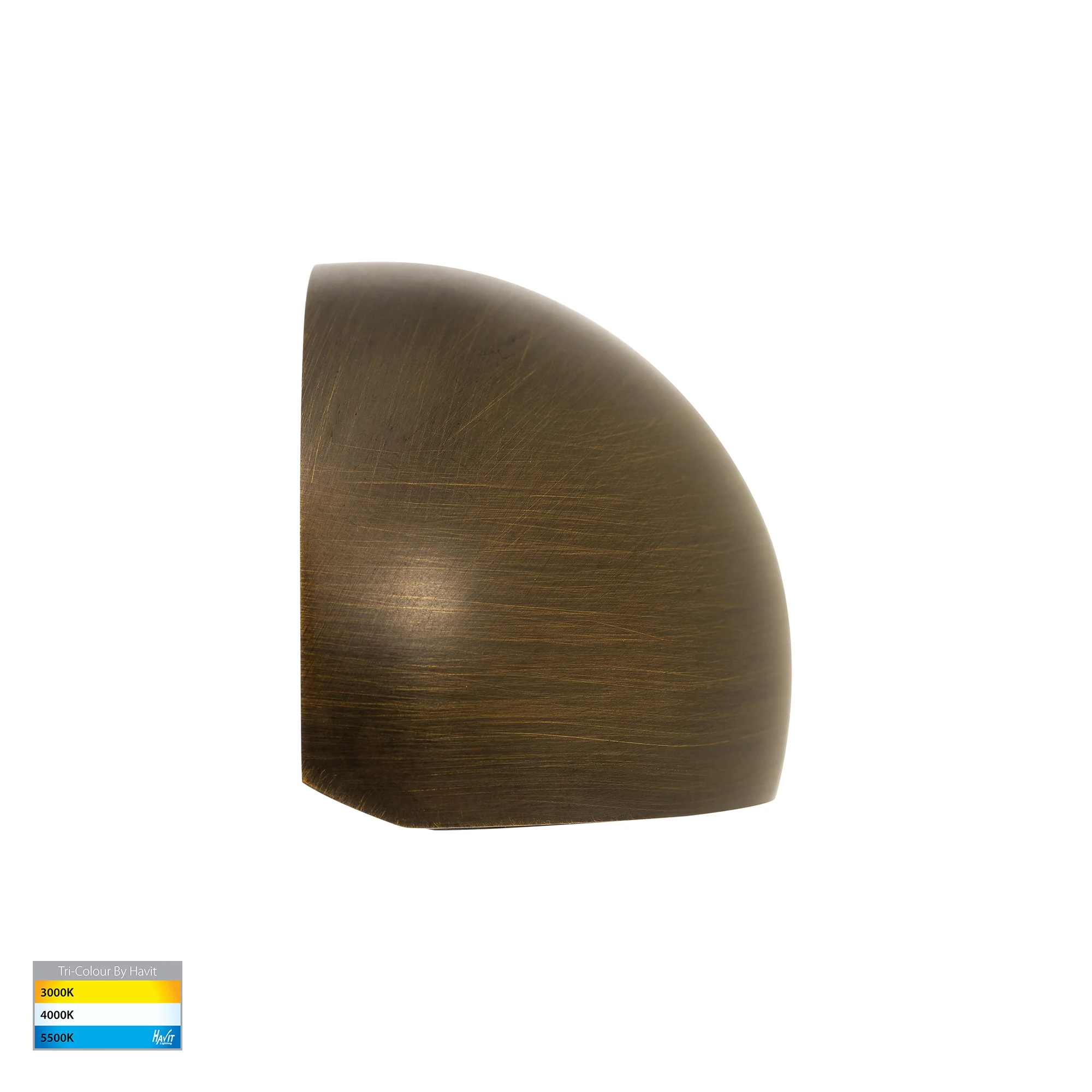 HV3286T-AB-12V - Serres Antique Brass Surface Mounted LED Wall Light - Image 4