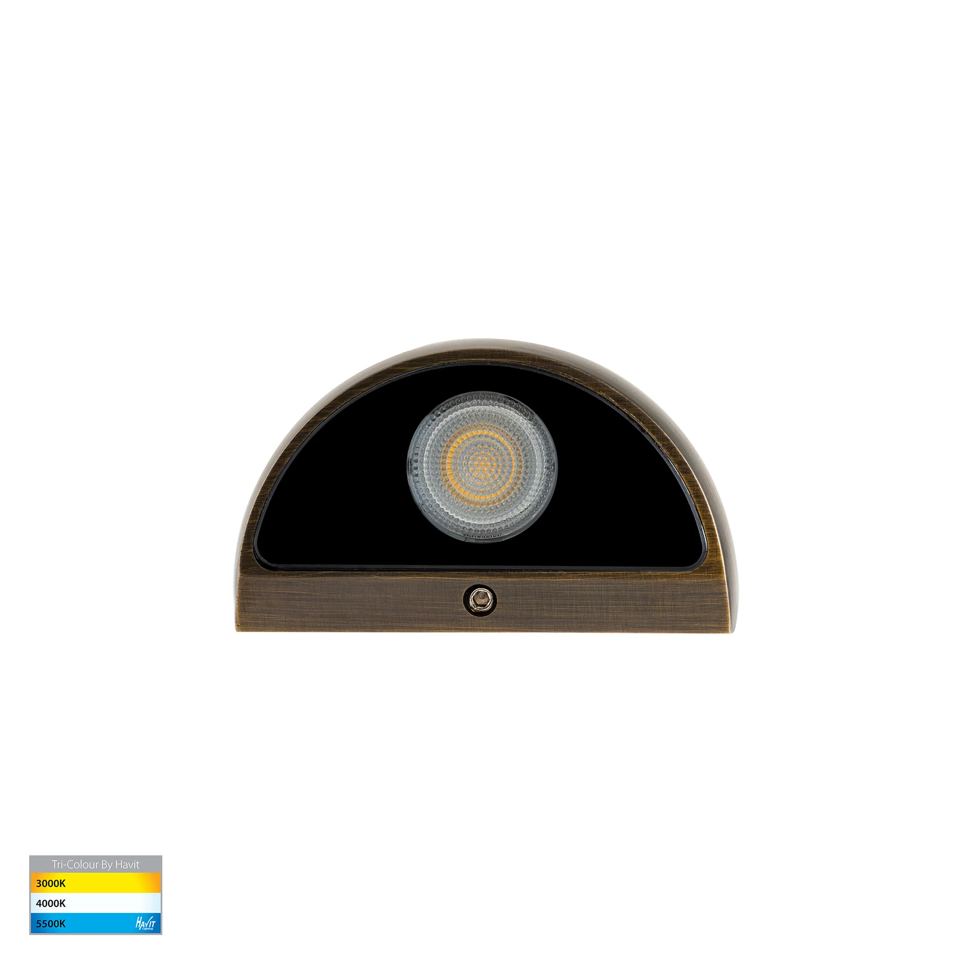 HV3286T-AB-12V - Serres Antique Brass Surface Mounted LED Wall Light - Image 5