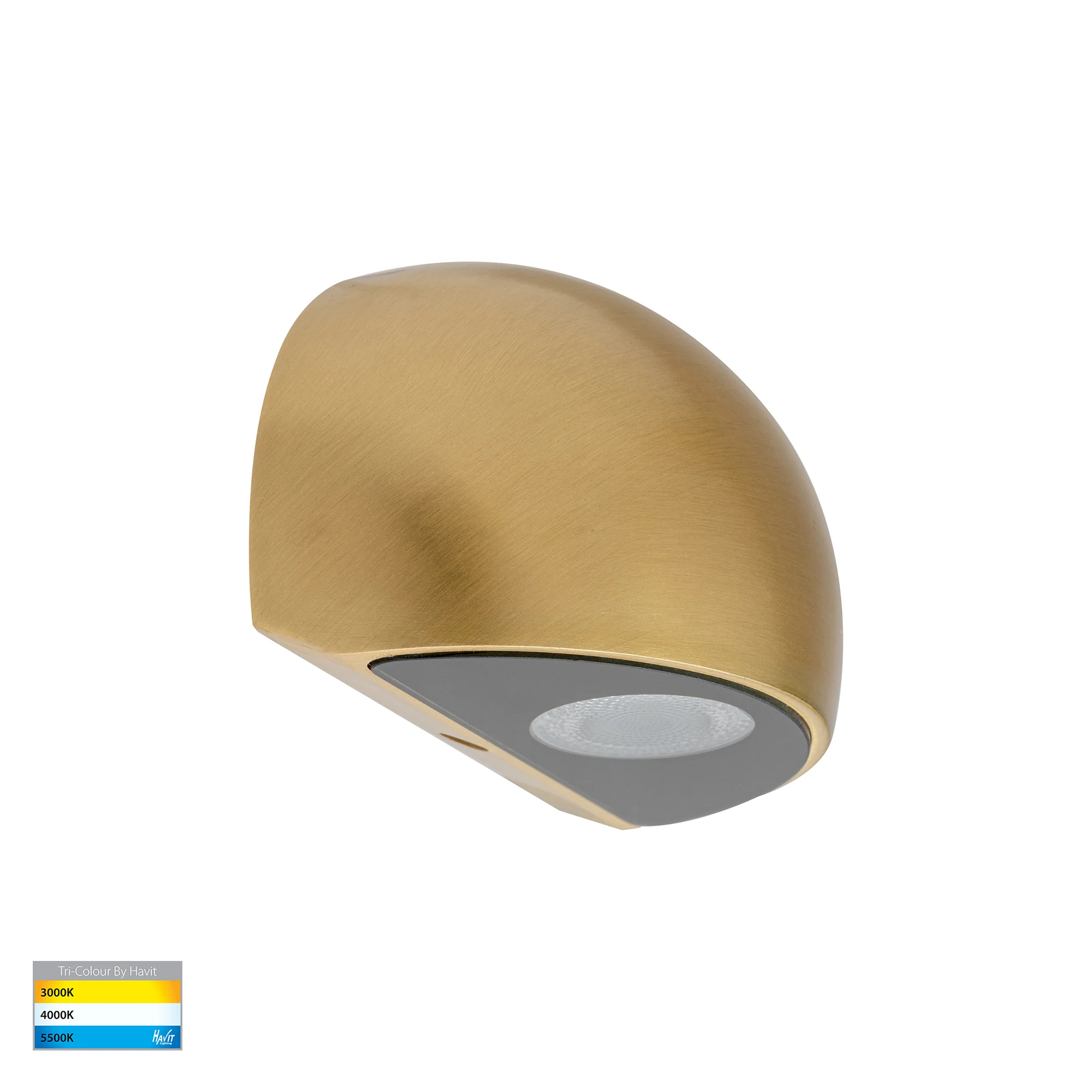 HV3286T-BR-12V - Serres Solid Brass Surface Mounted LED Wall Light - Image 3