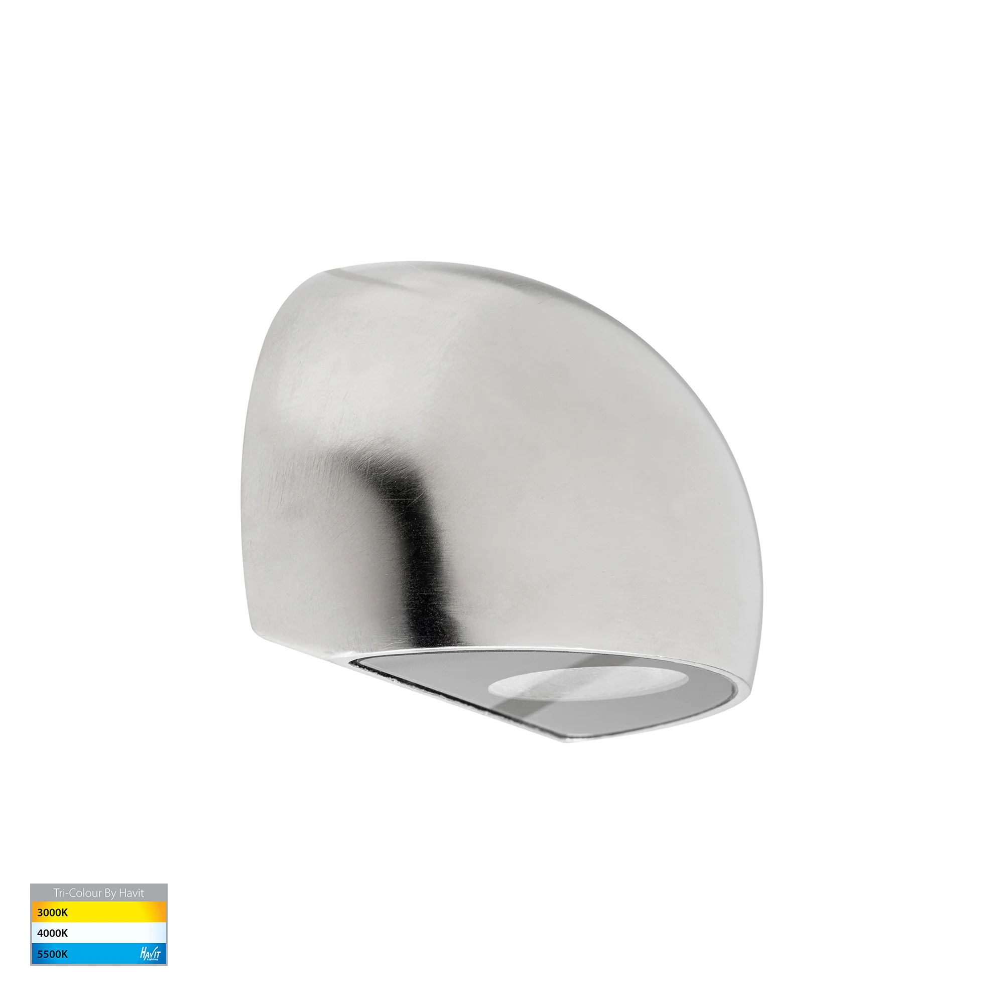 HV3286T-SS316-12V - Serres 316 Stainless Steel Surface Mounted LED Wall Light - Image 3
