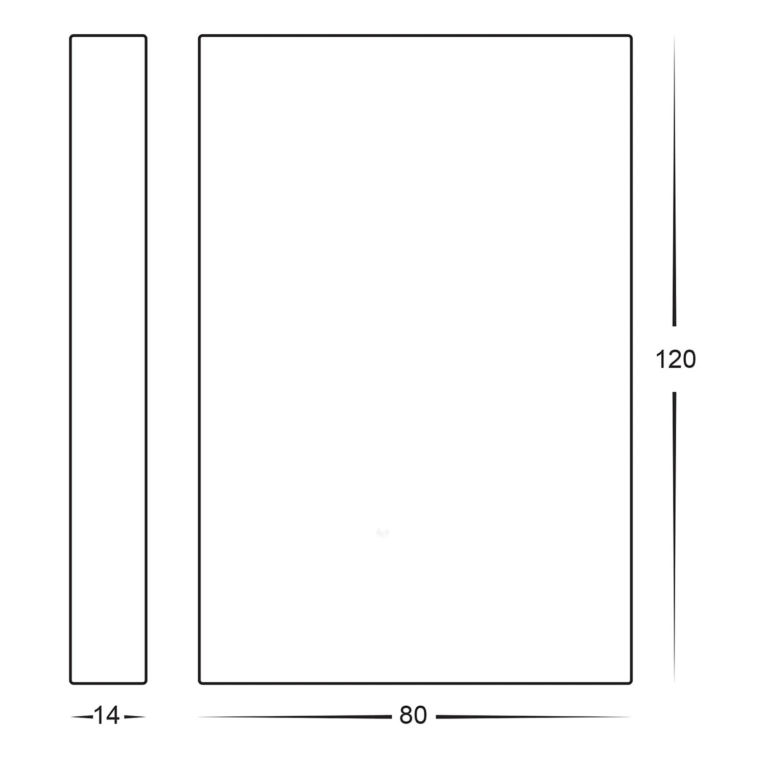 HV3289T-SS316-12V - Stylez 316 Stainless Steel Up & Down LED Wall Light - Image 2