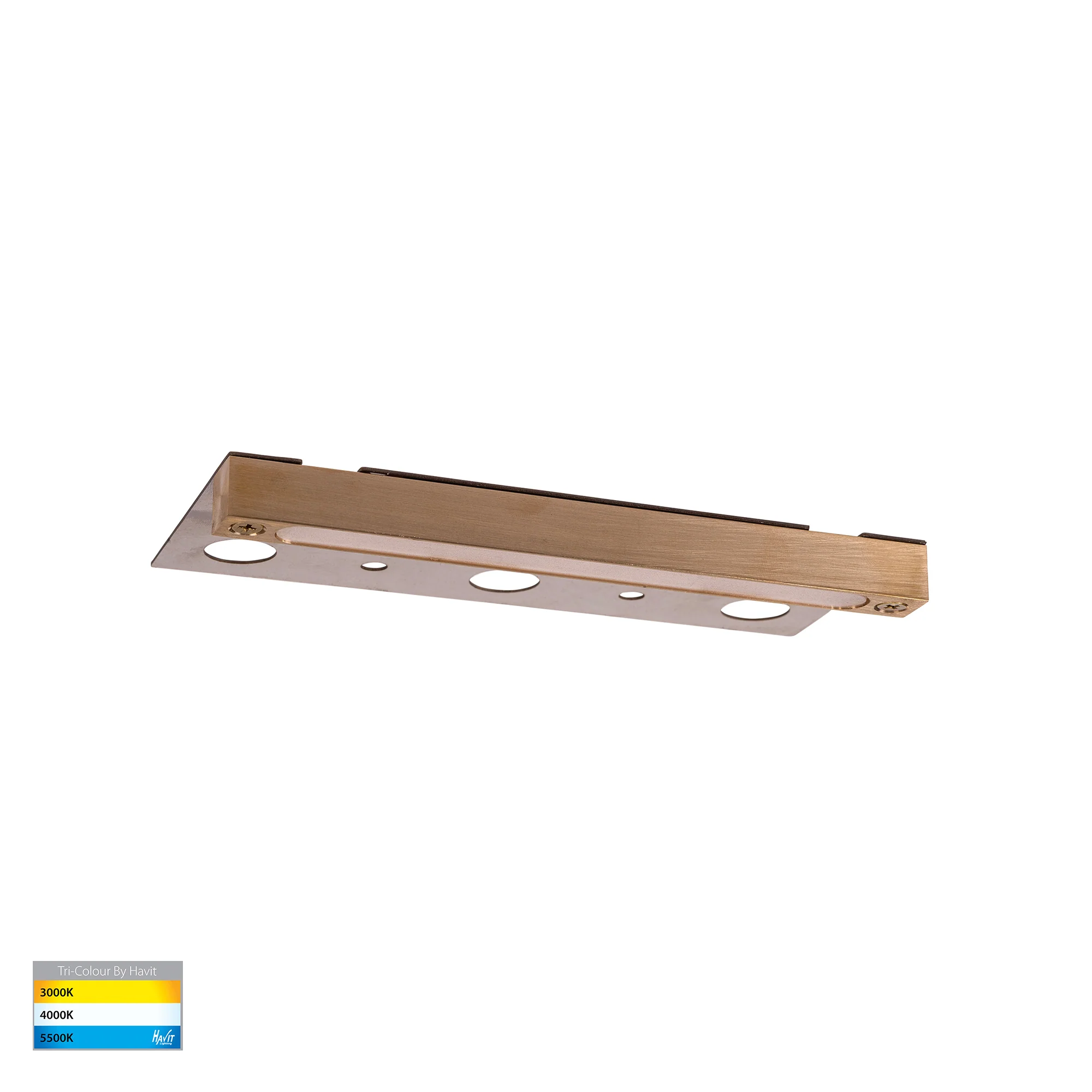 HV3298T-BR-12V - Preston Solid Brass LED Coping Light