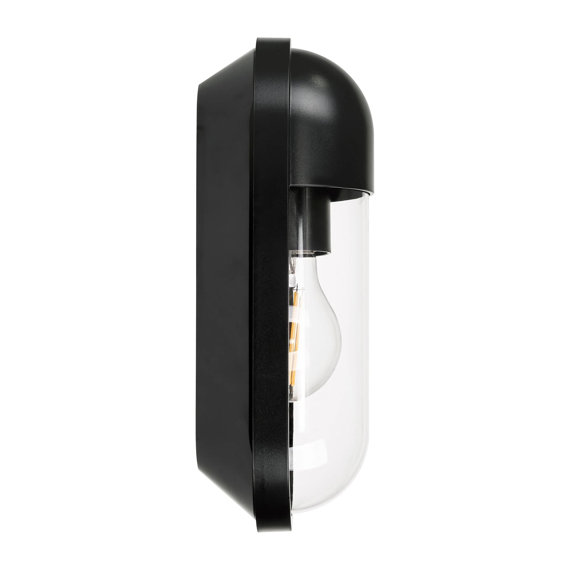 HV3512W-BLK- Lume Polycarbonate Black Wall Light - Image 5
