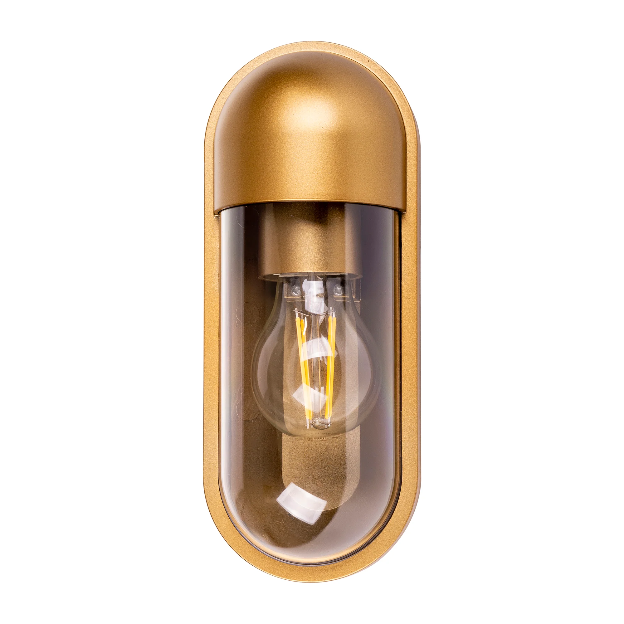 HV3512W-PB - Lume Polycarbonate Brass Wall Light - Image 4
