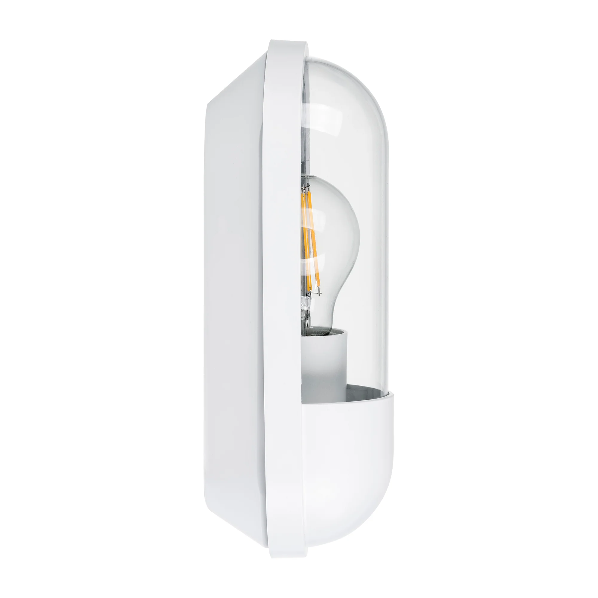 HV3512W-WHT - Lume Polycarbonate White Wall Light - Image 3
