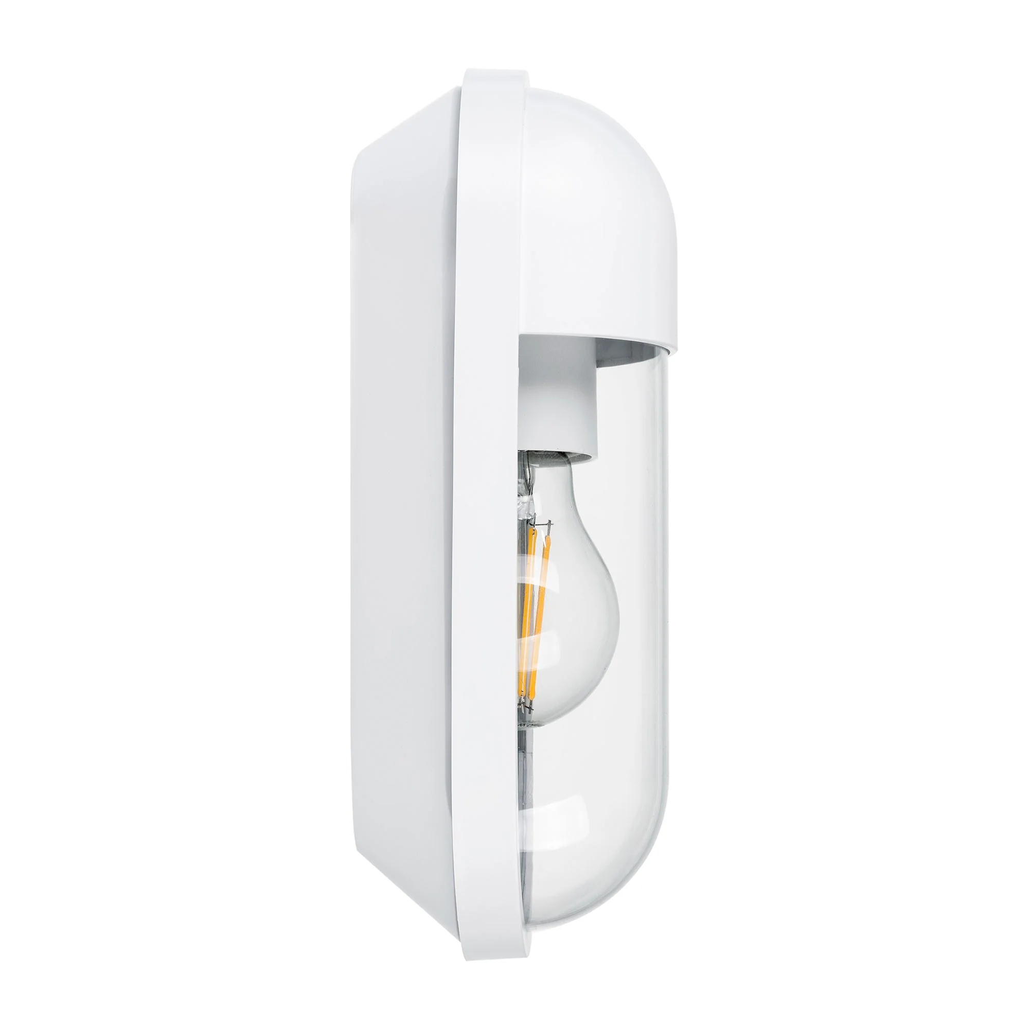 HV3512W-WHT - Lume Polycarbonate White Wall Light - Image 5