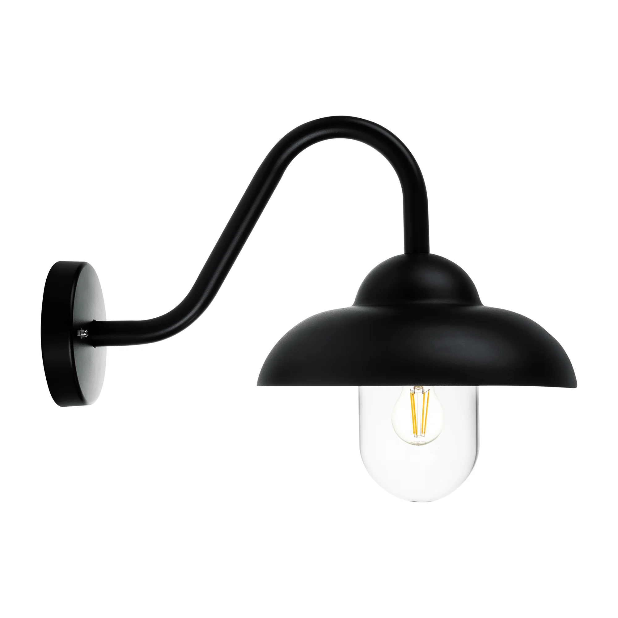 HV3519W-BLK - Loka Aluminium Black Wall Light - Image 4