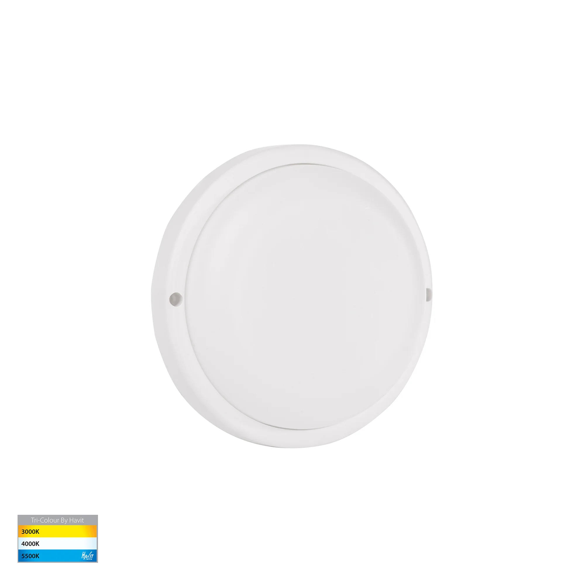 HV3523T-WHT - Muovi Polycarbonate White Wall or Ceiling Light - Image 3