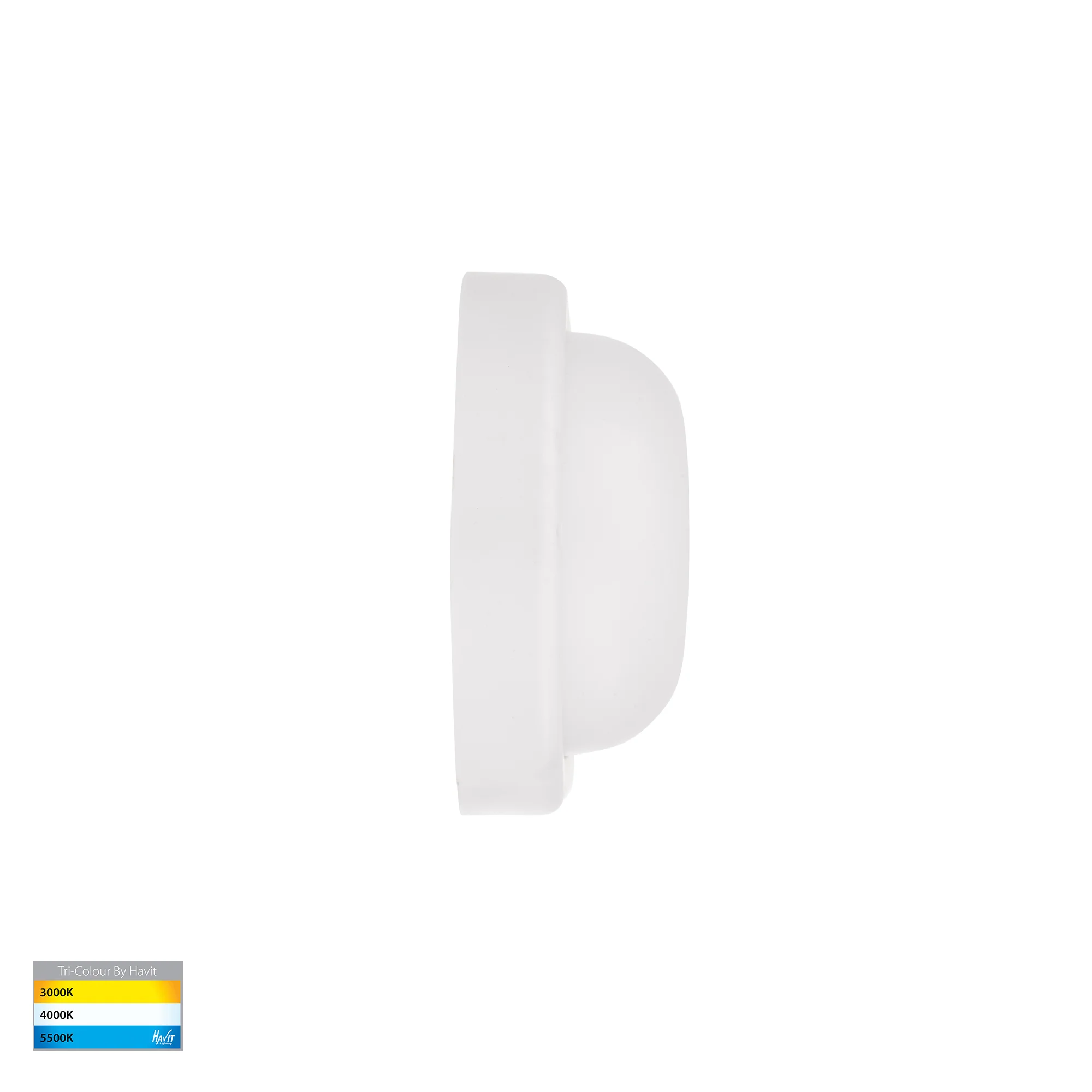 HV3523T-WHT - Muovi Polycarbonate White Wall or Ceiling Light - Image 4