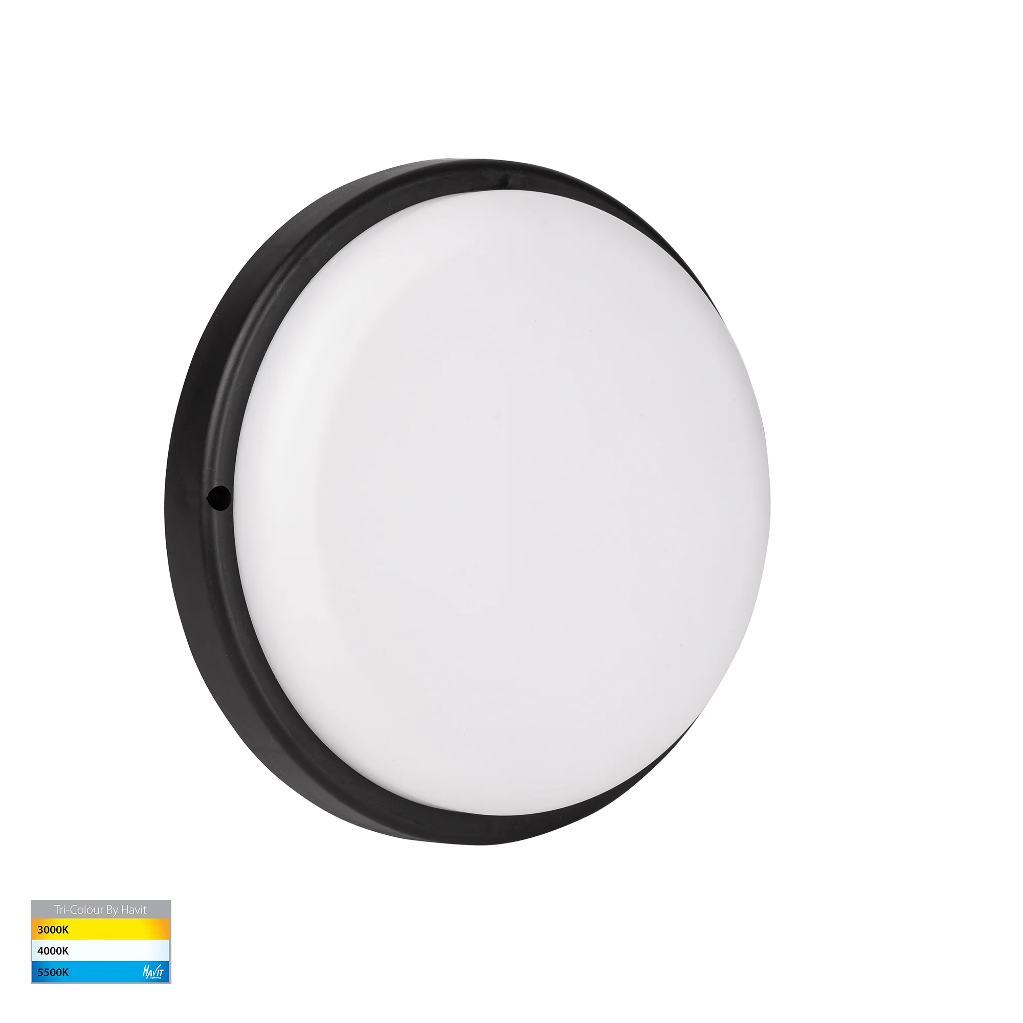 HV3525T-BLK - Muovi Polycarbonate Black Wall or Ceiling Light - Image 3