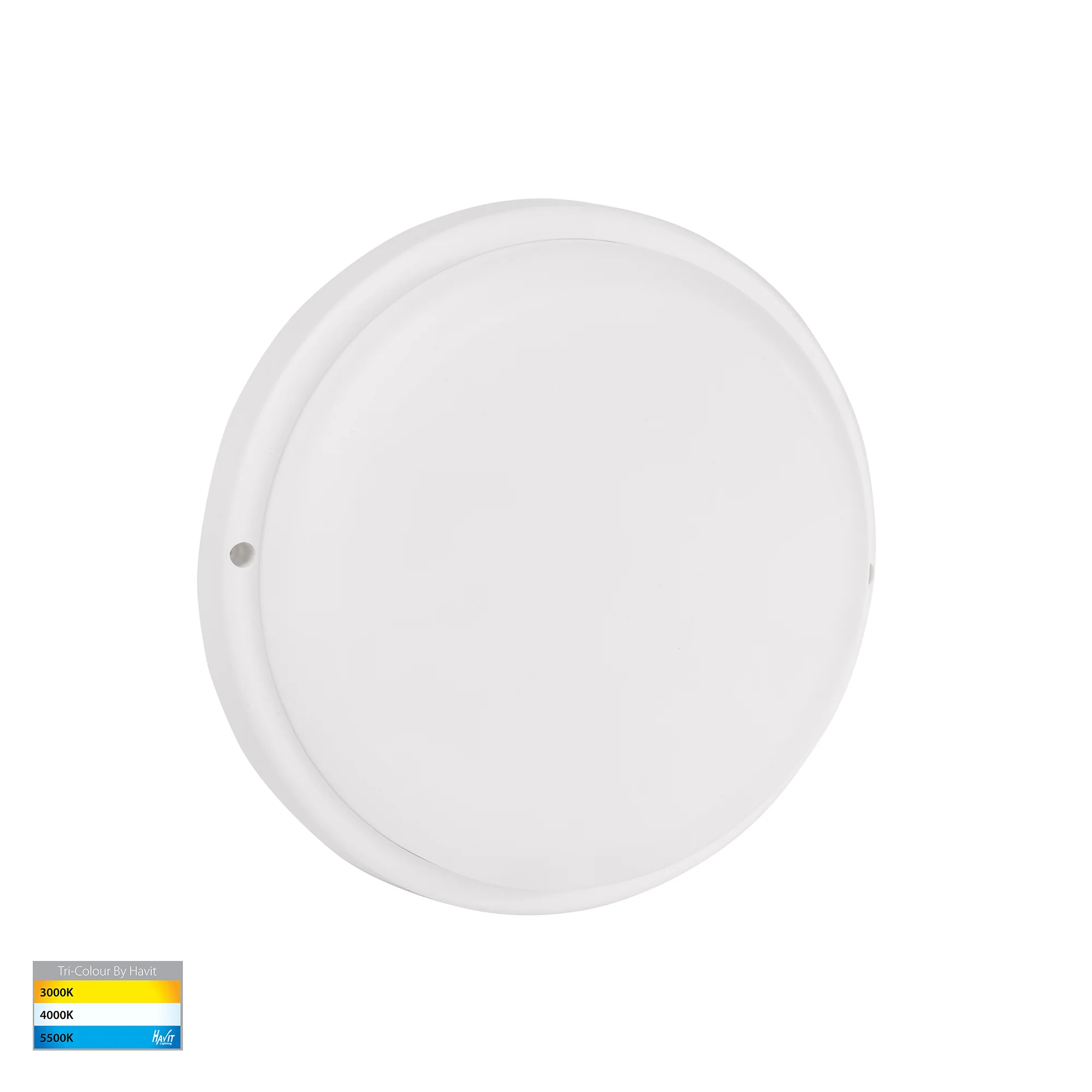 HV3525T-WHT - Muovi Polycarbonate White Wall or Ceiling Light - Image 3