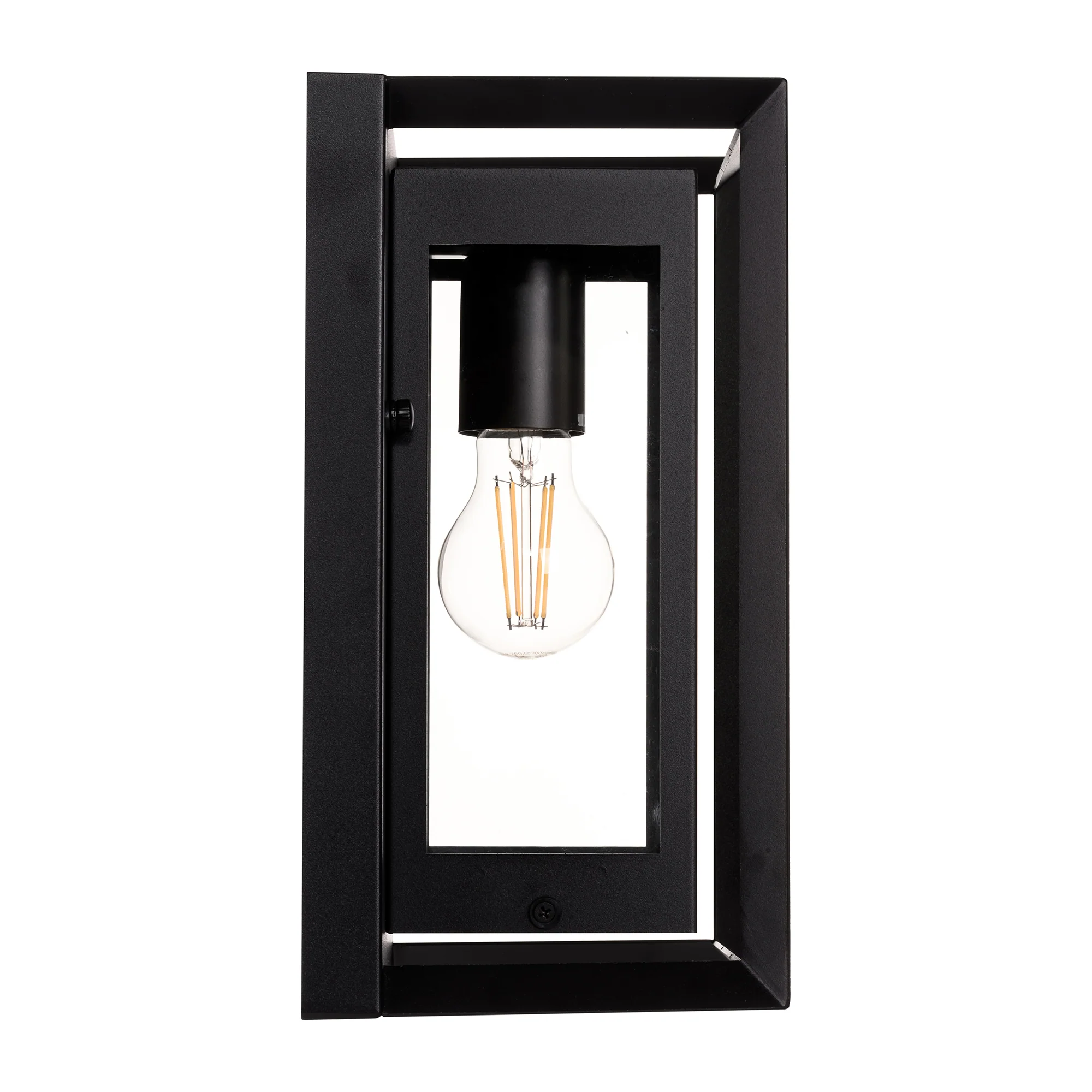HV3531W-S-BLK - Felix Galvanised Iron Black Wall Light - Image 4