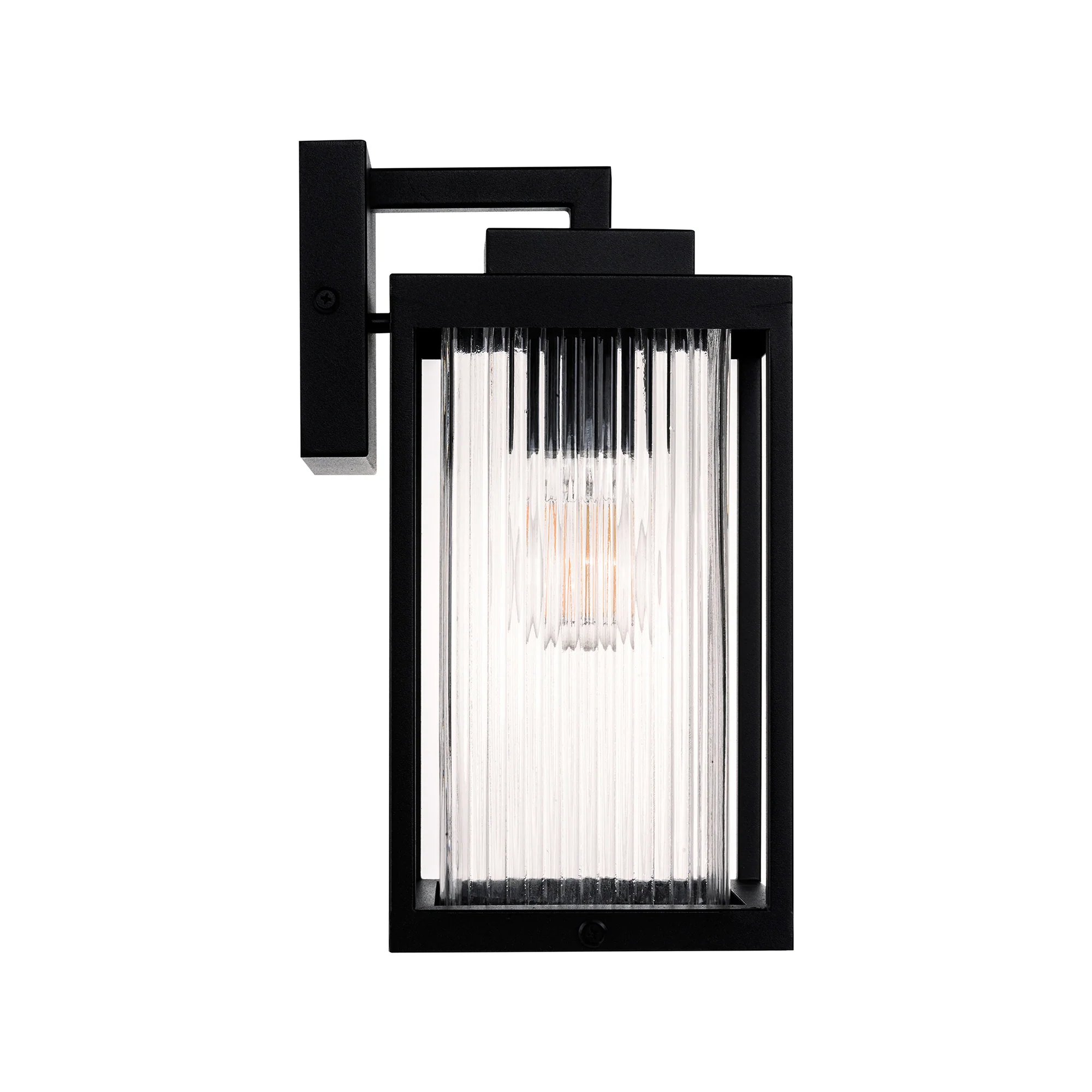 HV3533W-S-BLK - Micah Galvanised Iron Black Wall Light - Image 5
