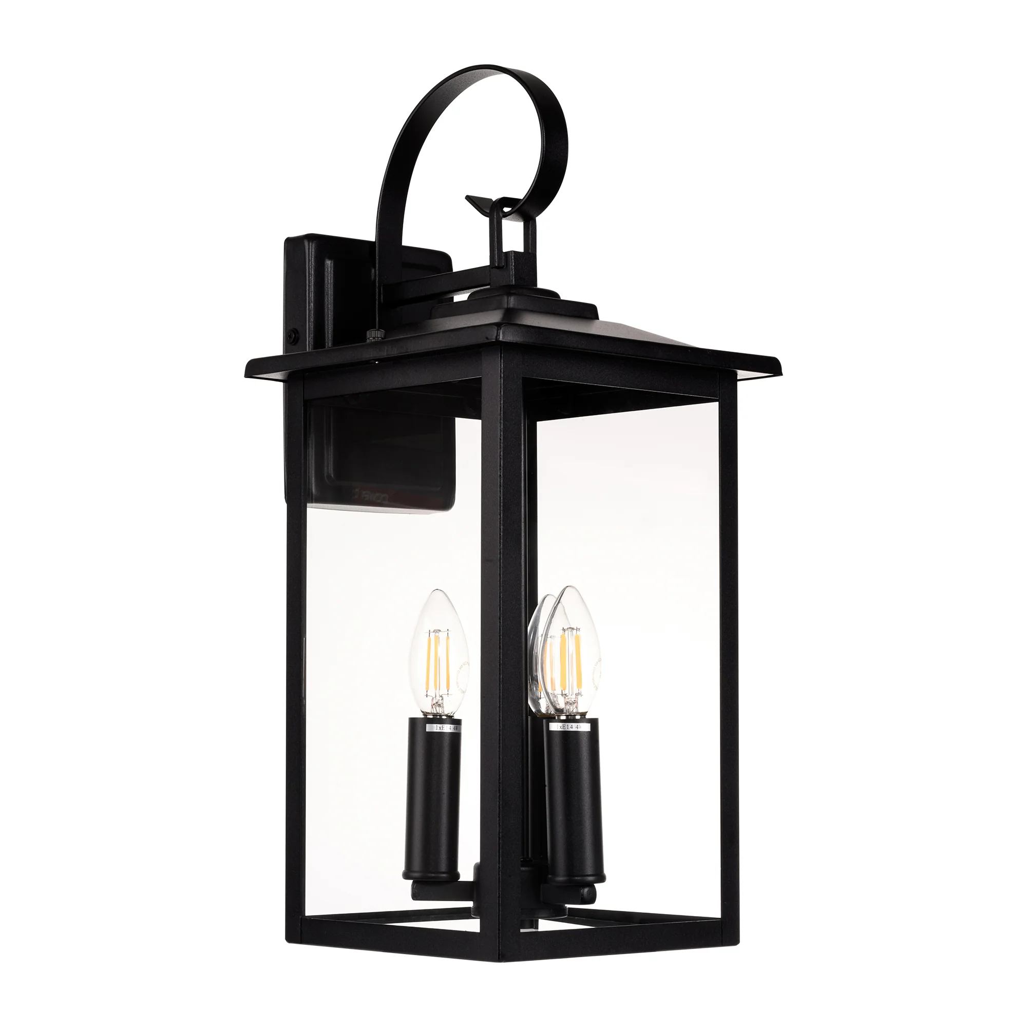 HV3535W-M-BLK - Madix Galvanised Iron Black Wall Light