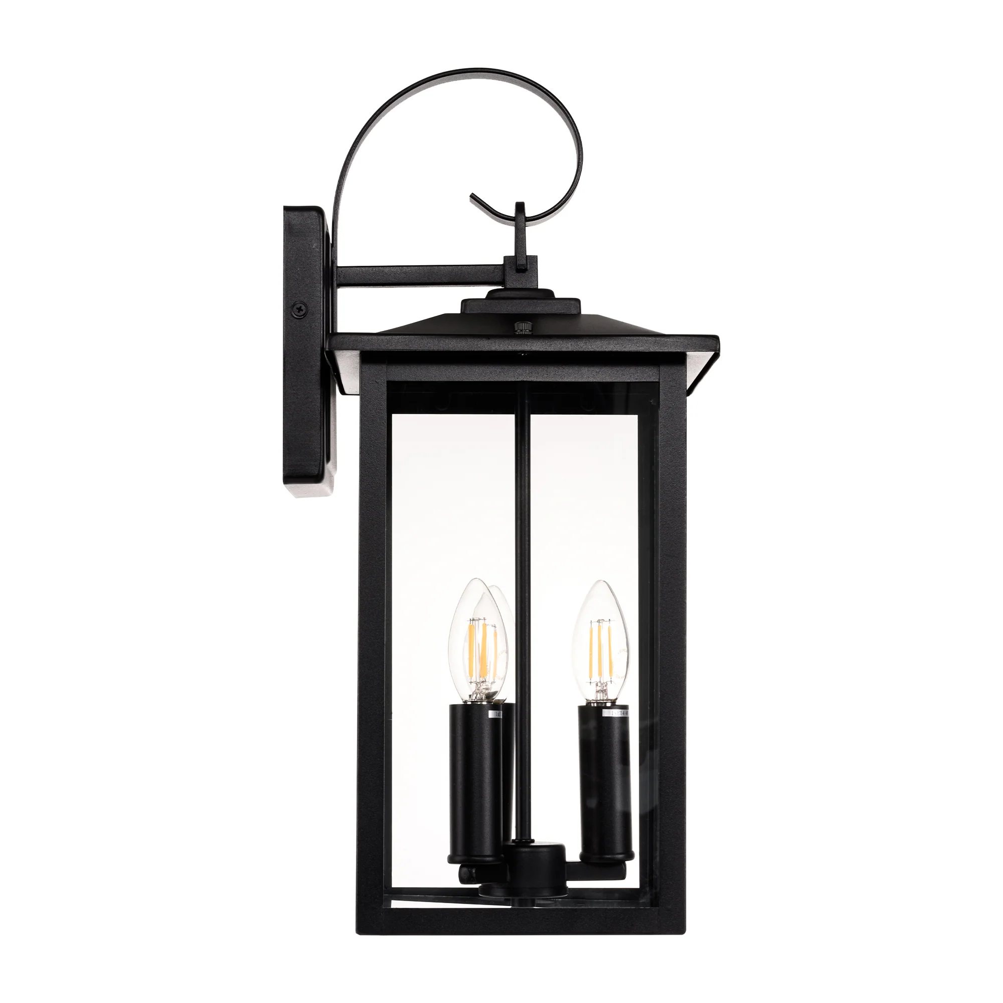 HV3535W-M-BLK - Madix Galvanised Iron Black Wall Light - Image 5