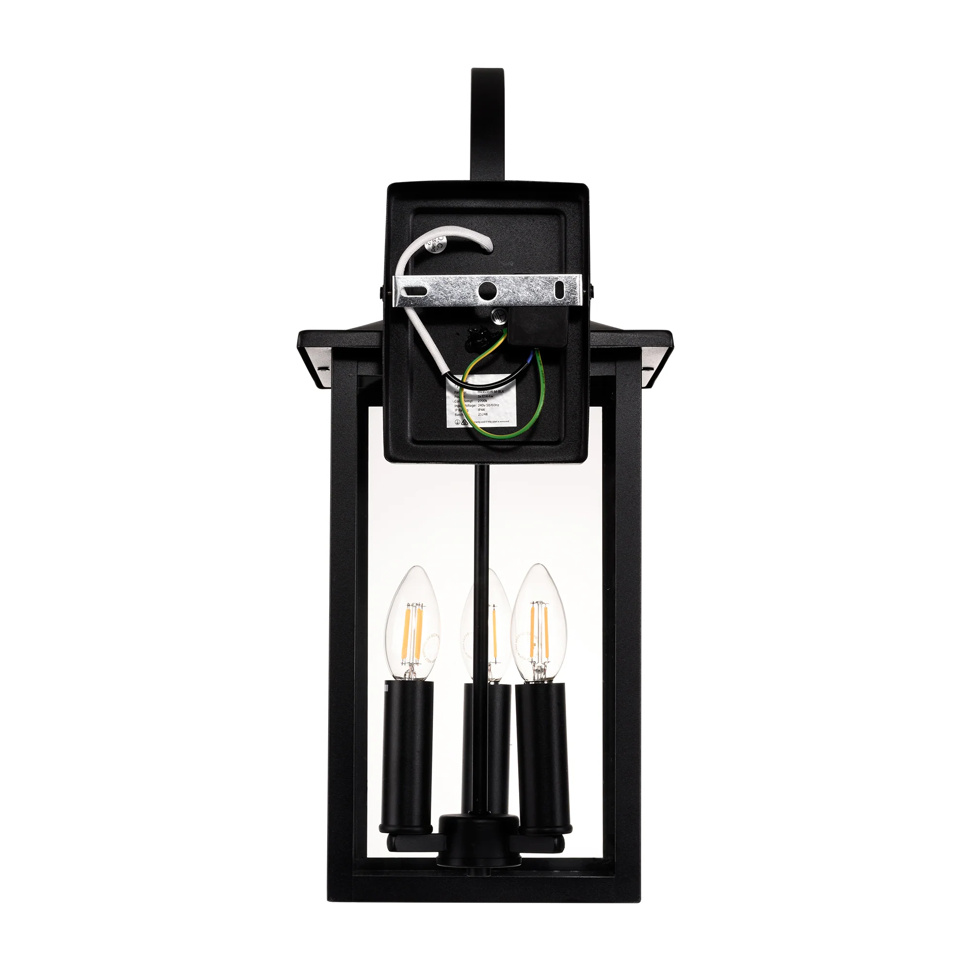 HV3535W-M-BLK - Madix Galvanised Iron Black Wall Light - Image 6