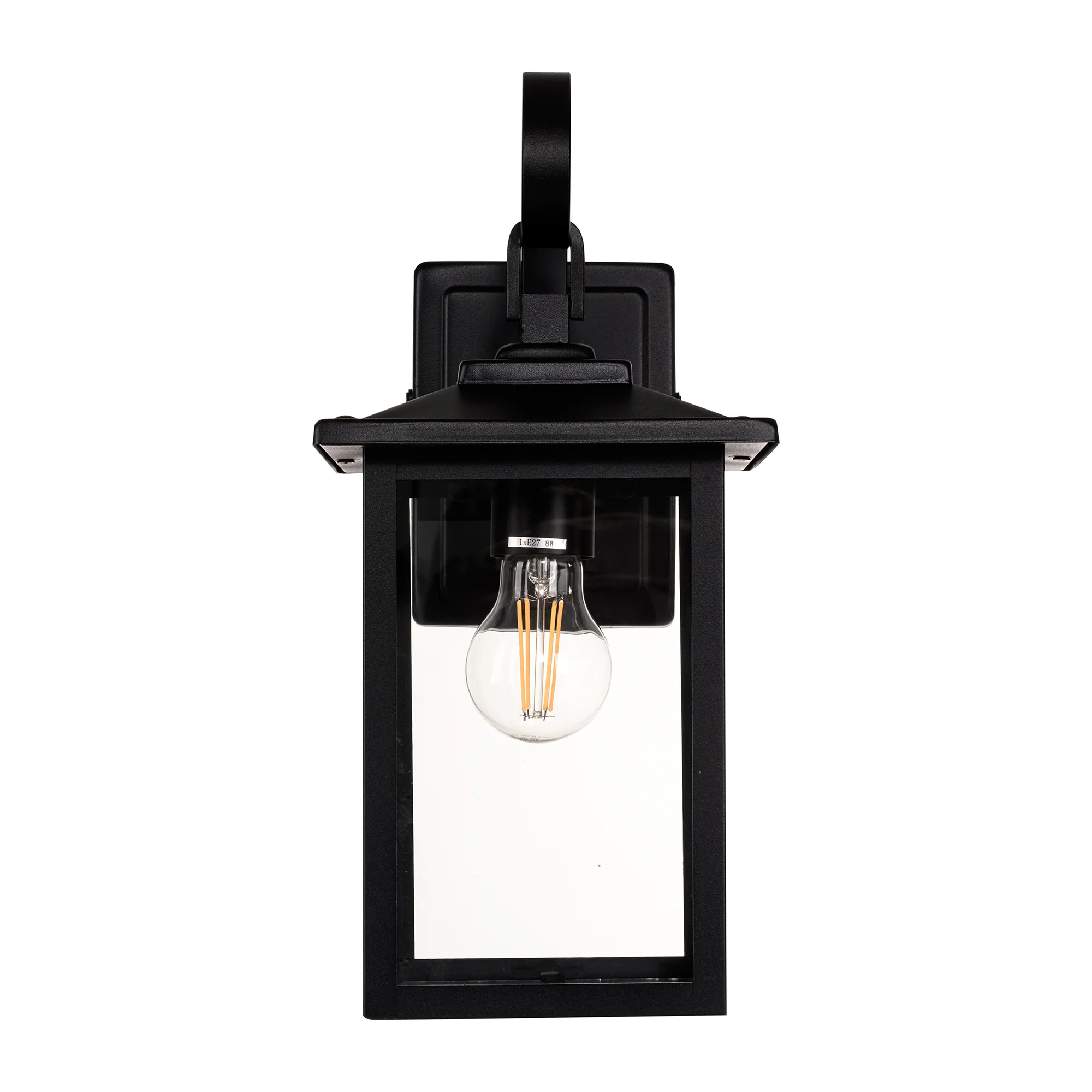 HV3535W-S-BLK - Madix Galvanised Iron Black Wall Light - Image 4