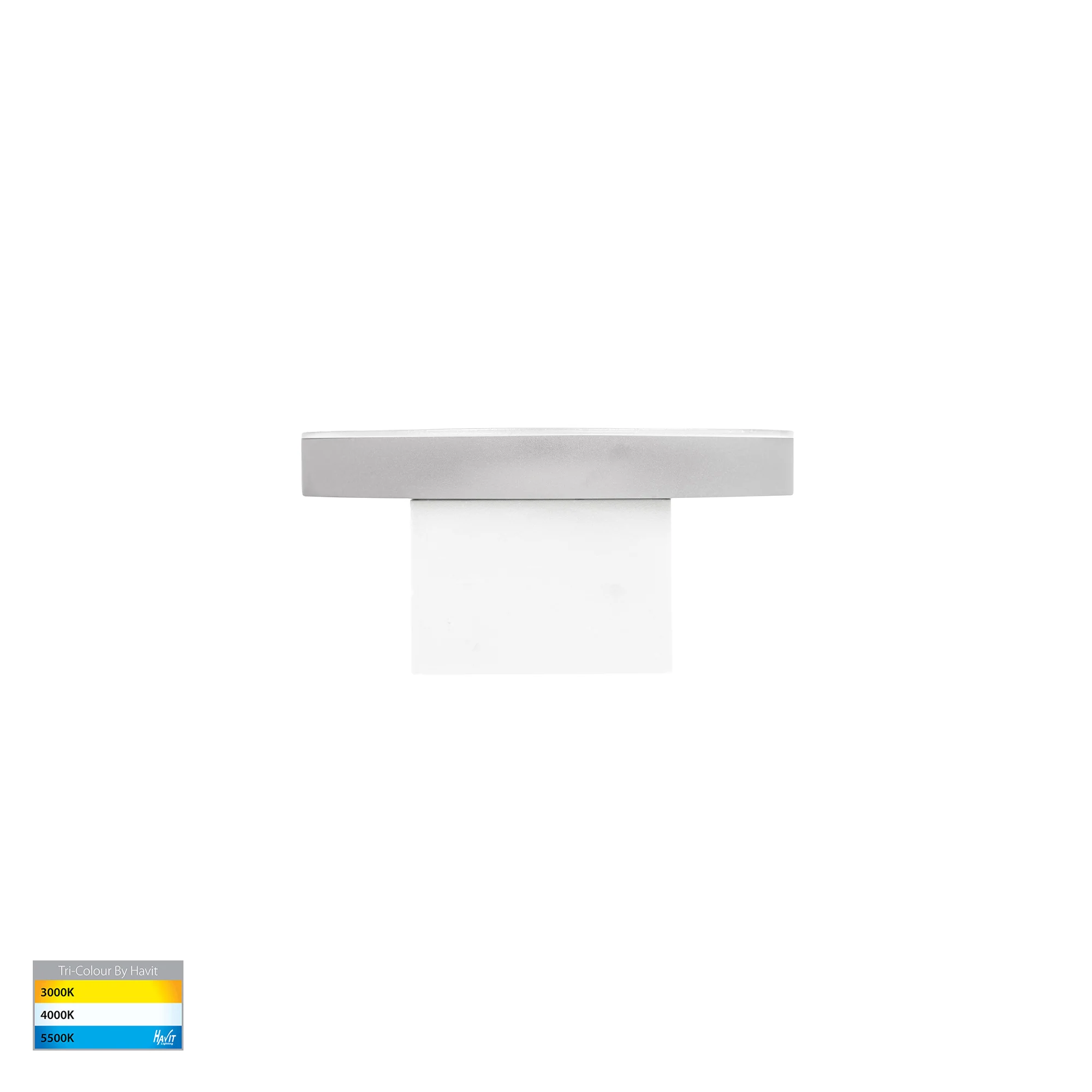 HV3561T-WHT - Barline Shadow Aluminium White 300mm Wall Light - Image 4